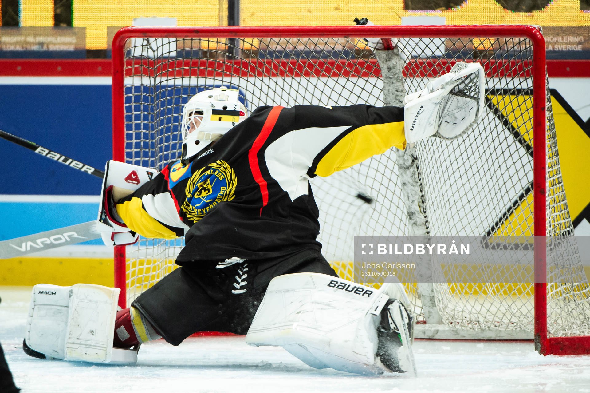 Södermanlands målvakt Hampus Flodqvist släpper in 2-3 av