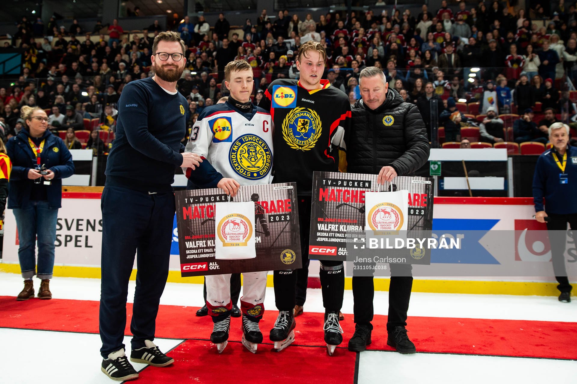 Stockholm Nords Viggo Björck och Södermanlands Hjalmar