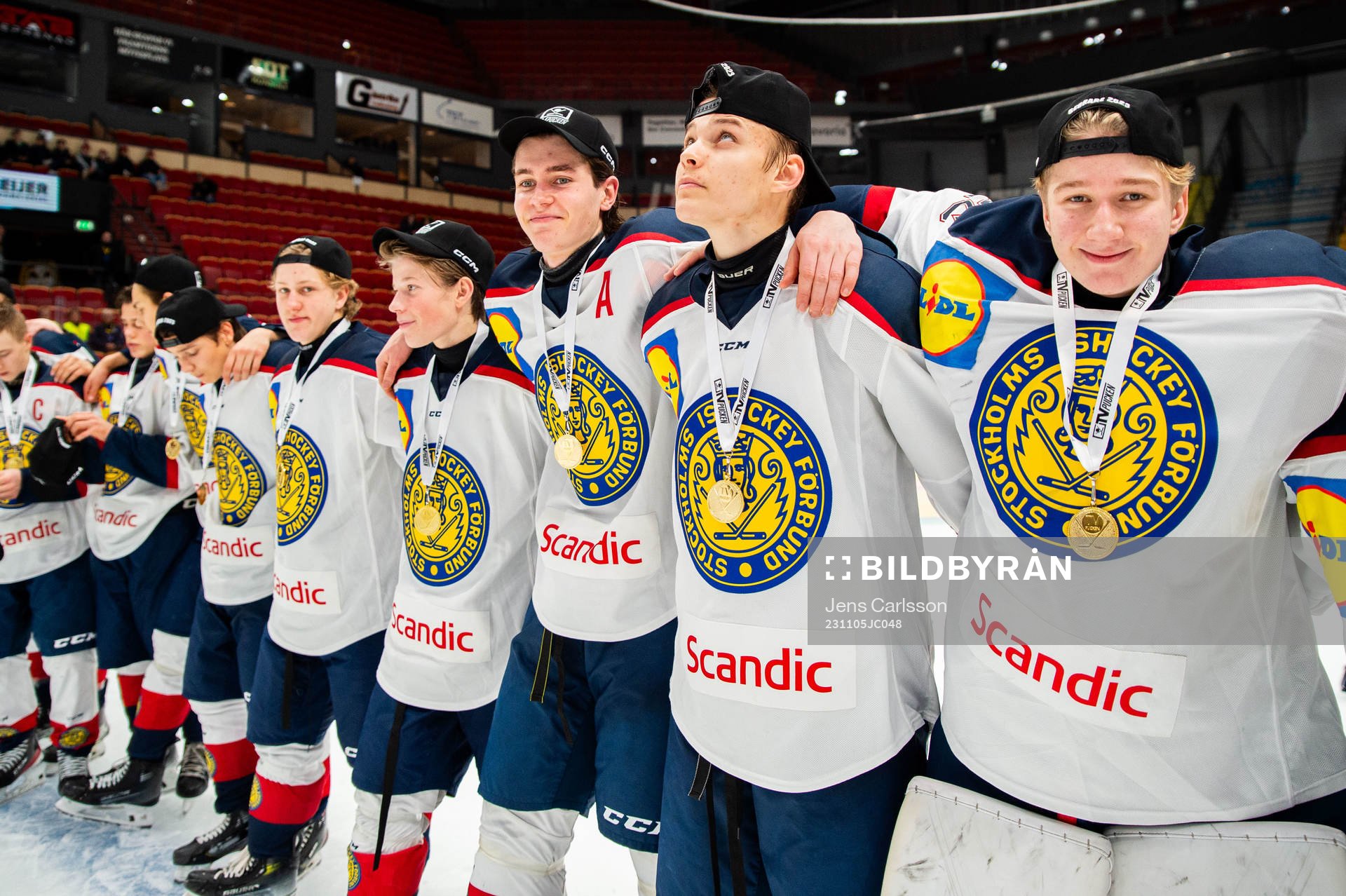 Stockholm Nords spelare med guldmedaljer