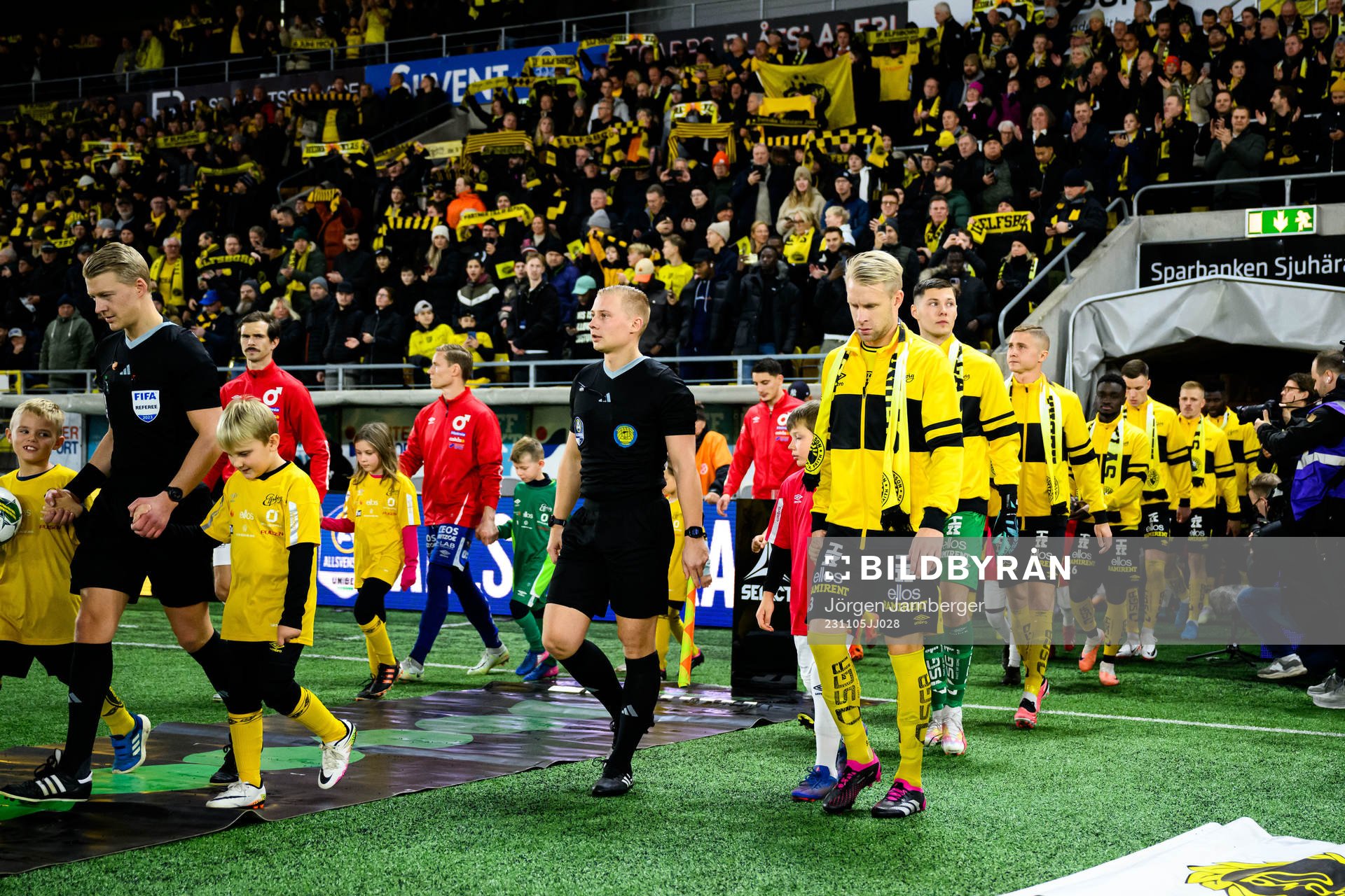 Degerfors och Elfsborgs spelare