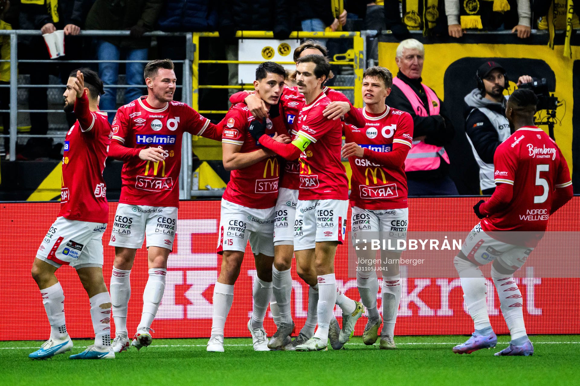 Degerfors Seid Korac jublar