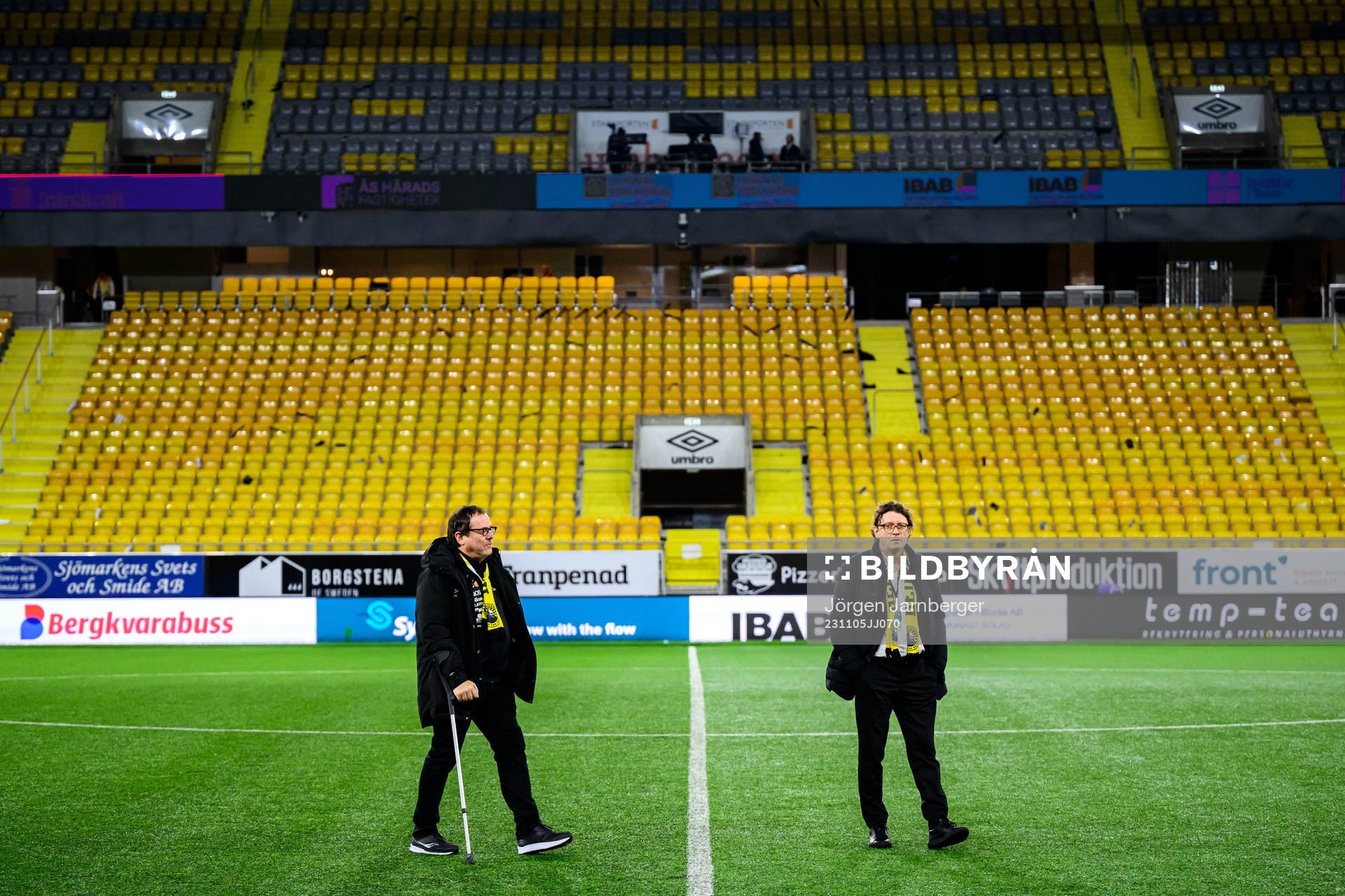 Elfsborgs ordförande Sune Lundqvist och klubbchef Stefan