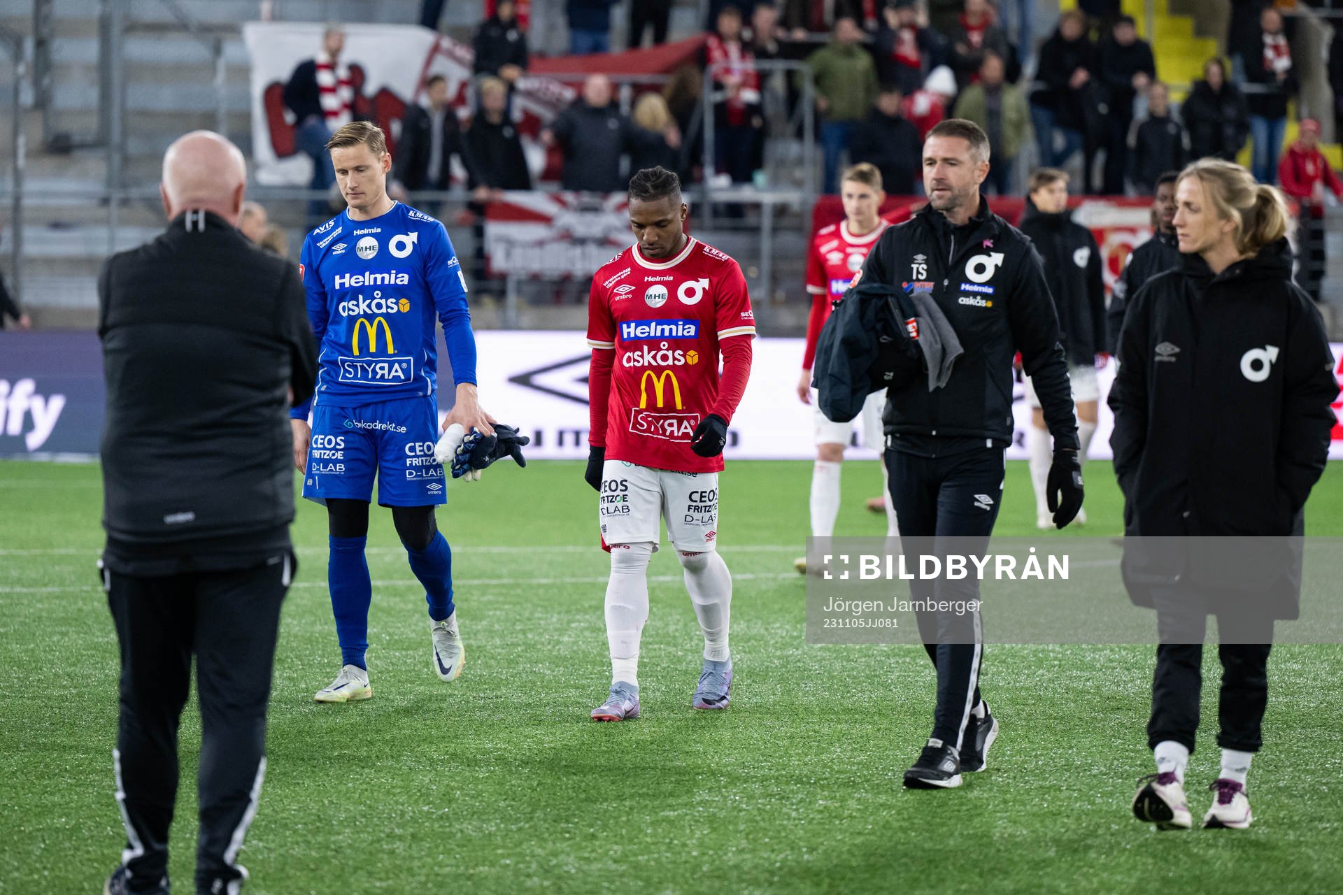Degerfors målvakt Sondre Lovseth Rossbach och Joseph -