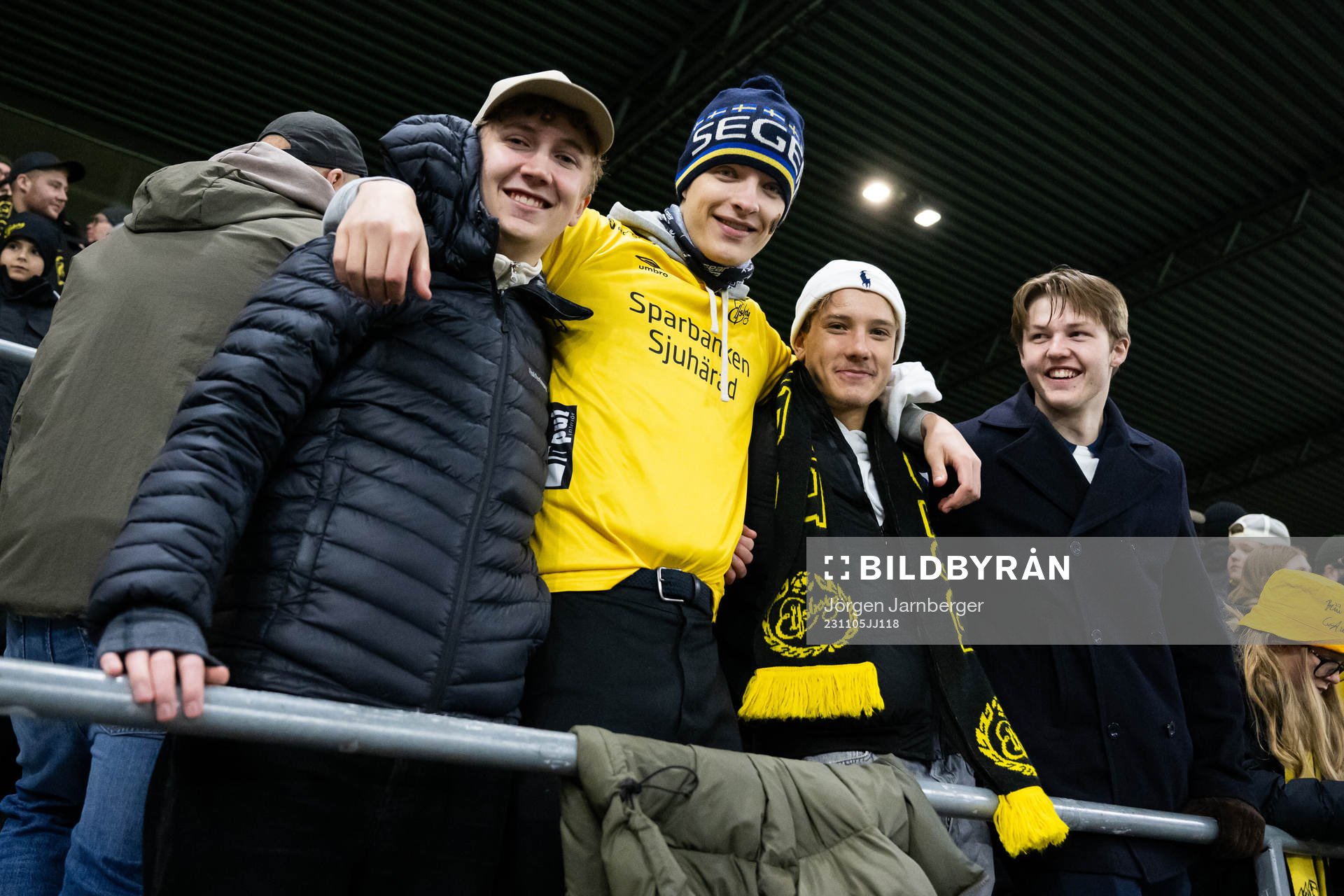 Elfsborgs supportrar på läktaren