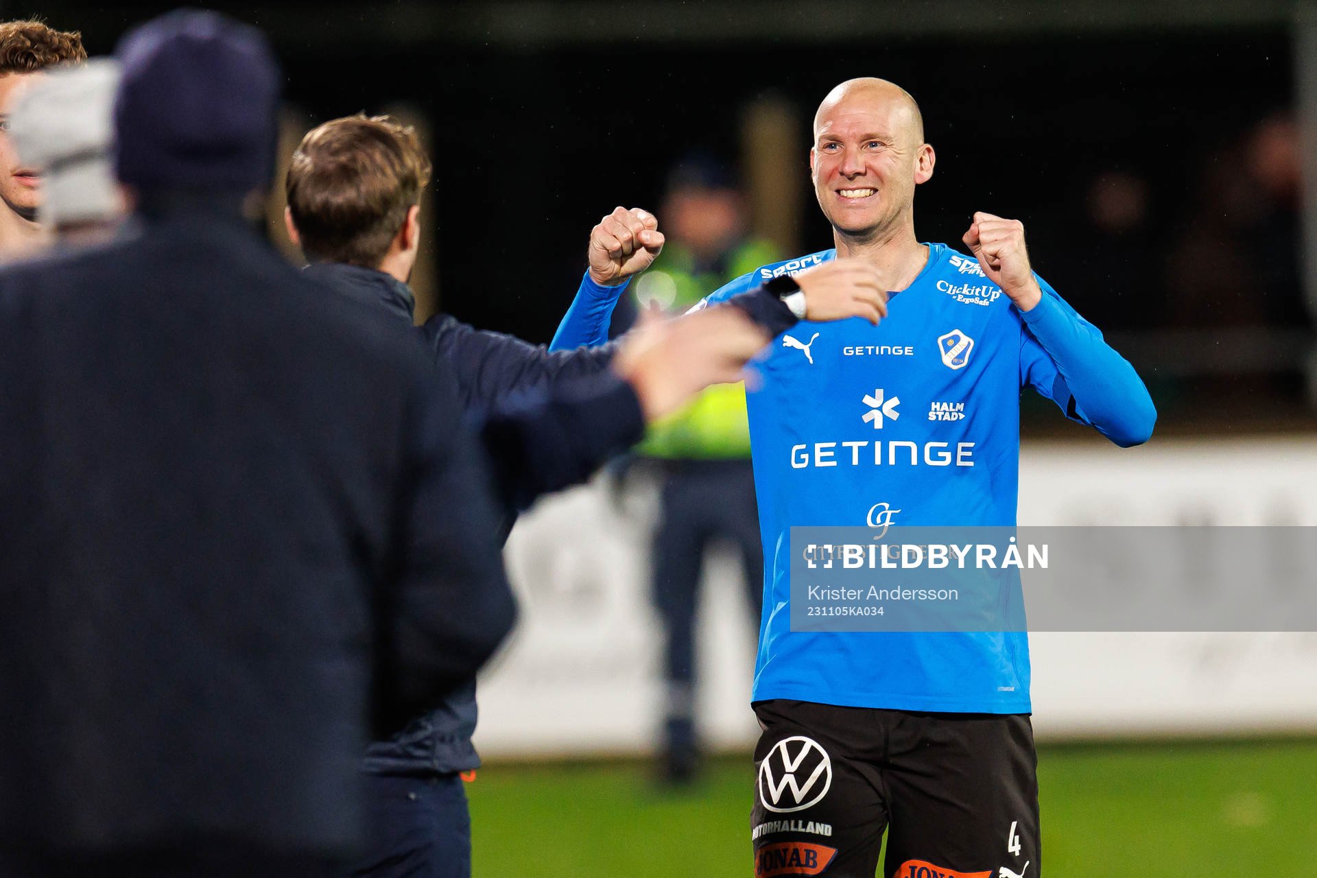 Halmstads Andreas Johansson jublar