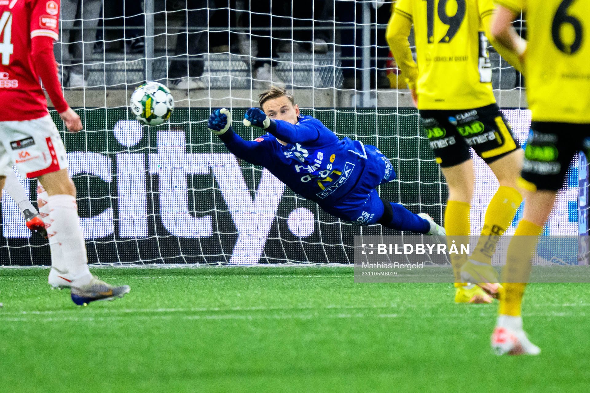 Degerfors målvakt Sondre Lovseth Rossbach
