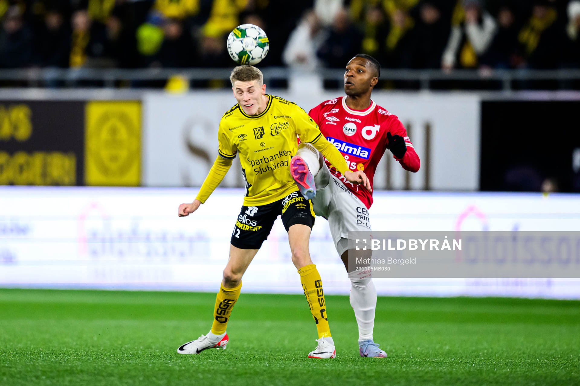 Elfsborgs Alexander Bernhardsson och Degerfors Joseph -