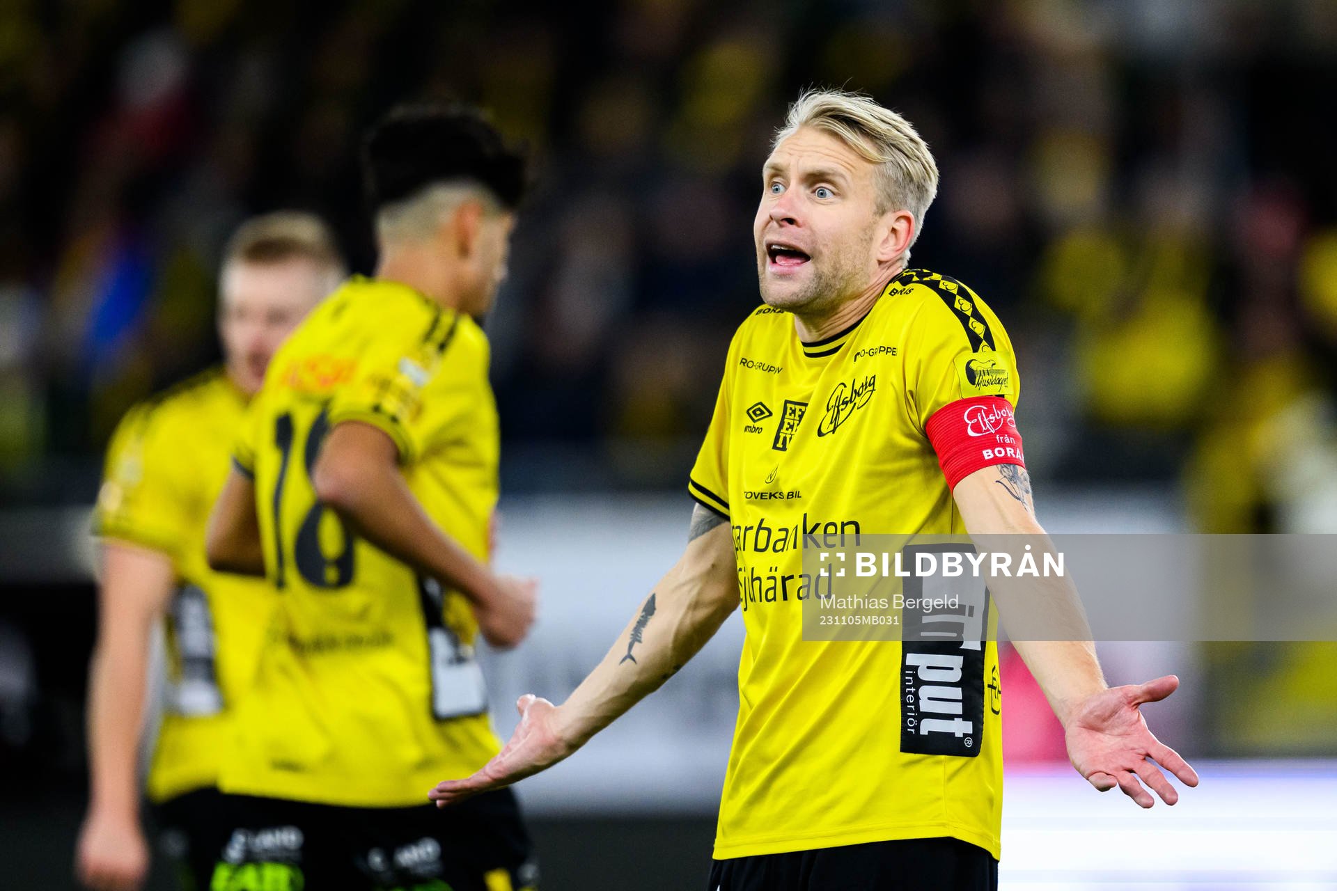Elfsborgs Johan Larsson reagerar