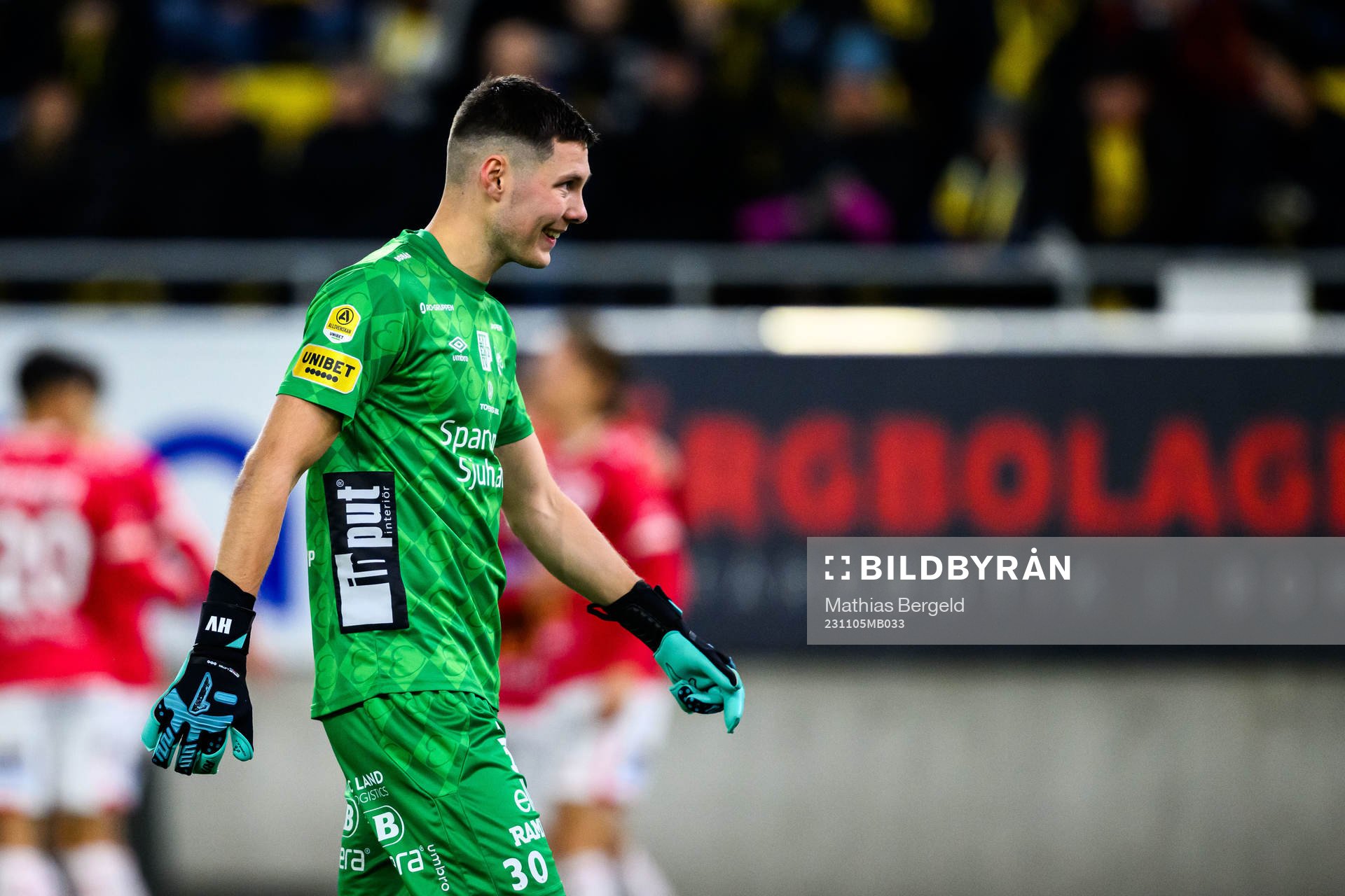 Elfsborgs målvakt Hakon Valdimarsson deppar och