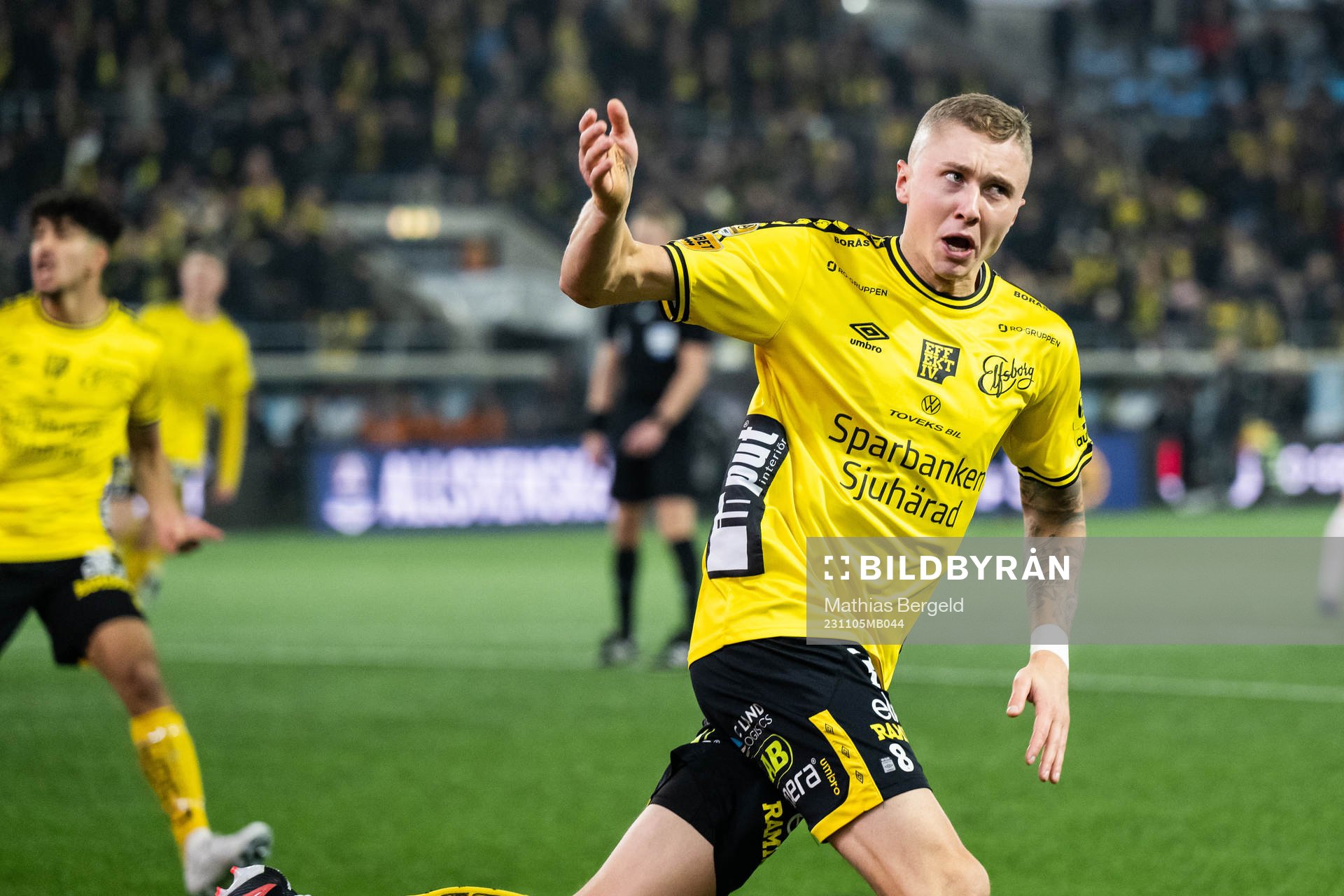 Elfsborgs Sebastian Holmen jublar