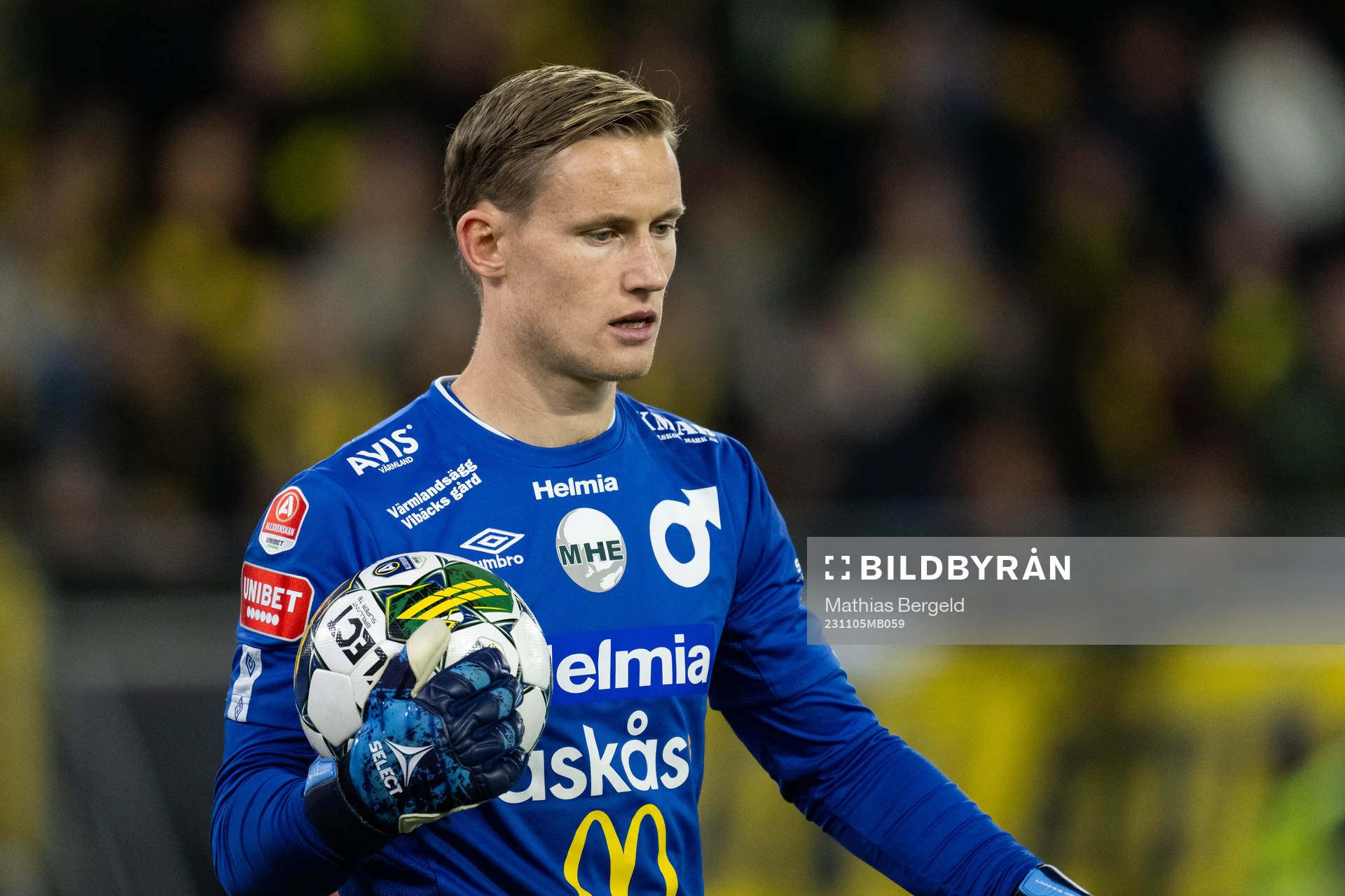 Degerfors målvakt Sondre Lovseth Rossbach