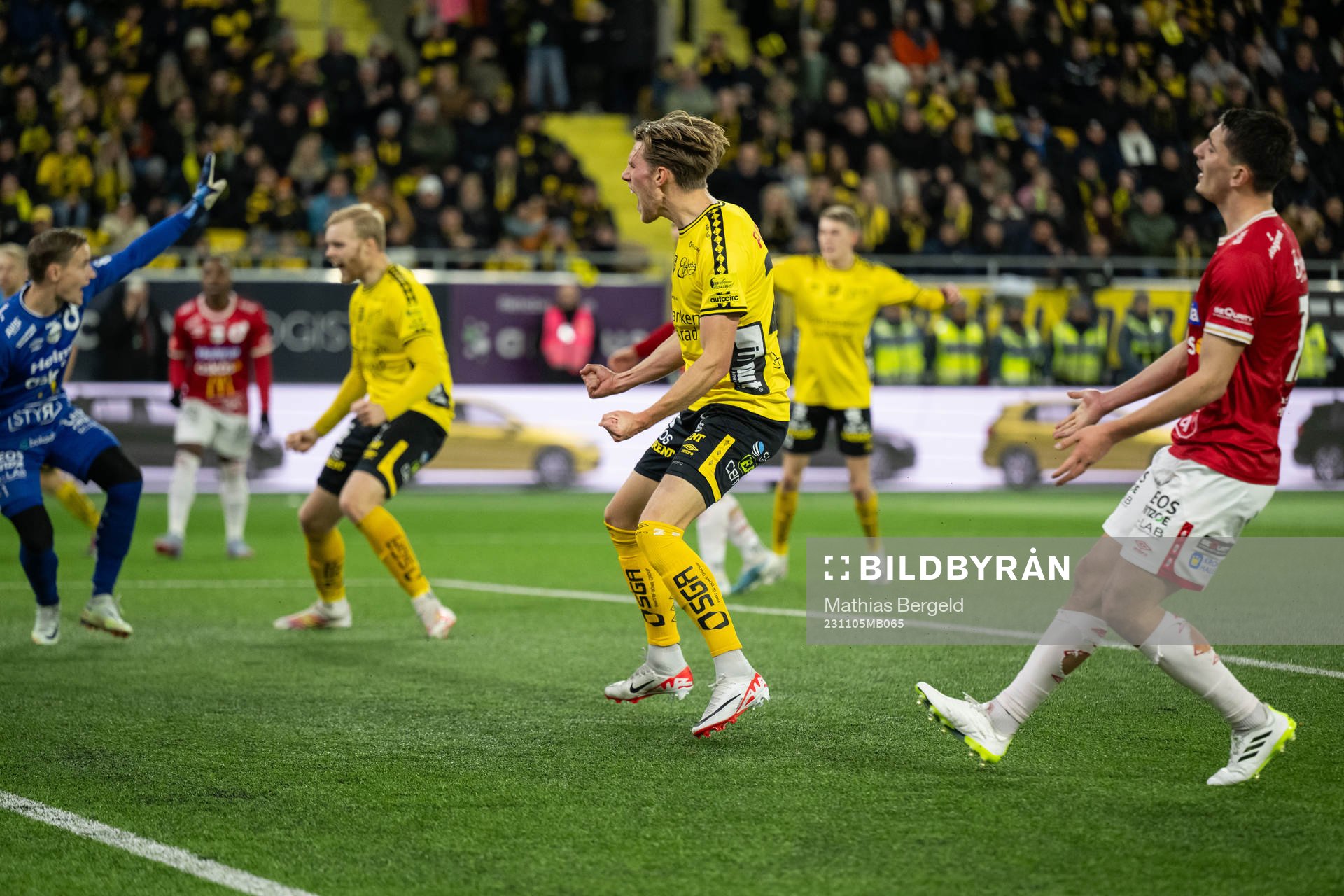 Elfsborgs Noah Söderberg jublar