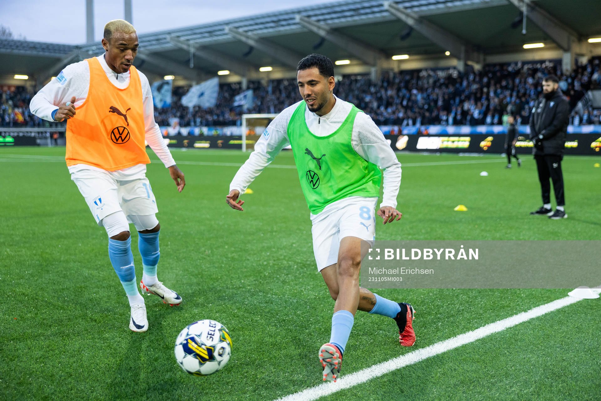Malmö FFs Derek Cornelius och Sergio Pena