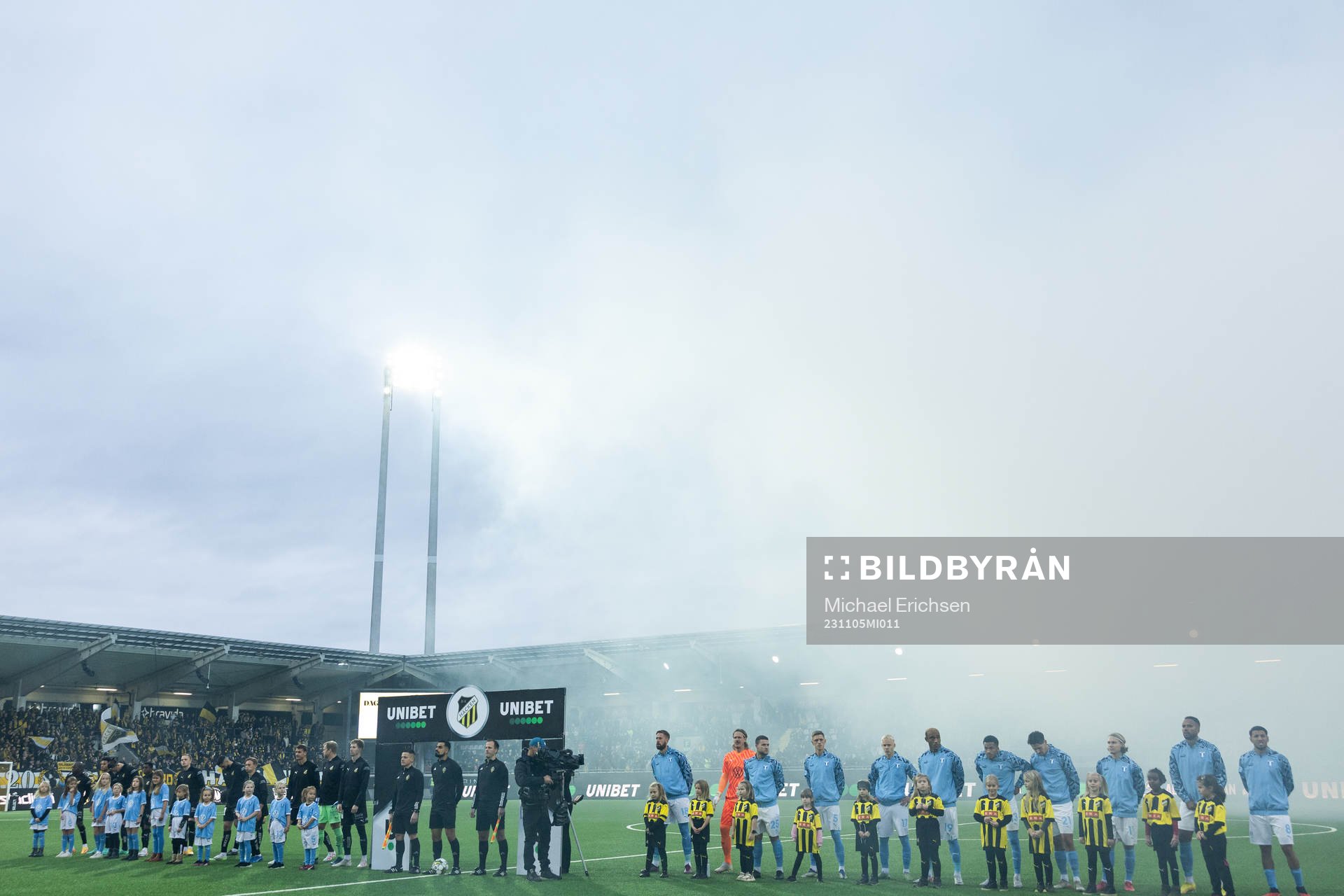 Häckens och Malmö FFs spelare