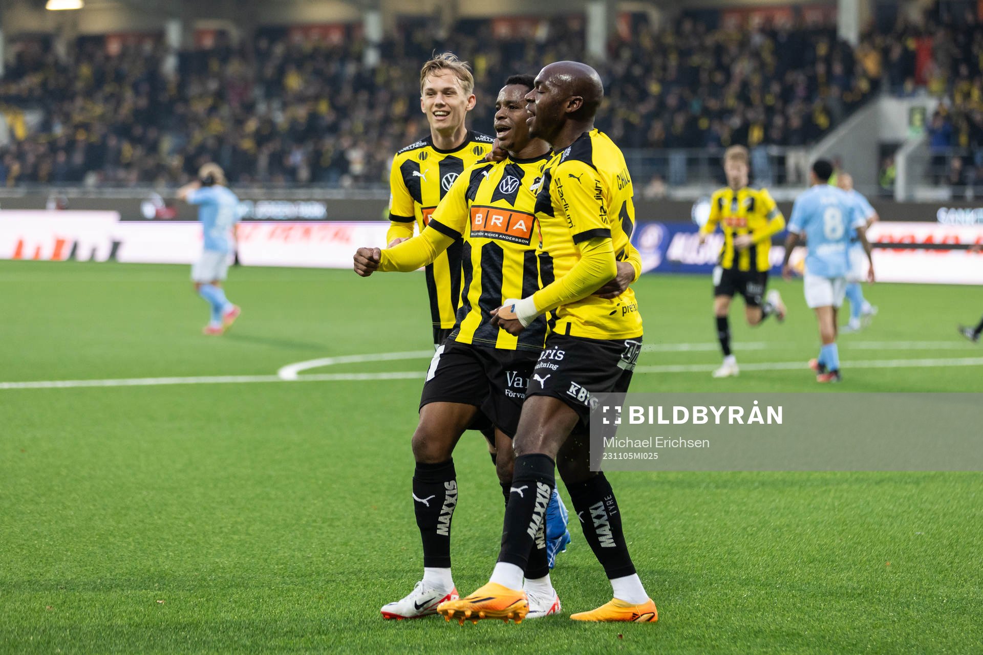 Häckens Edward Chilufya jublar