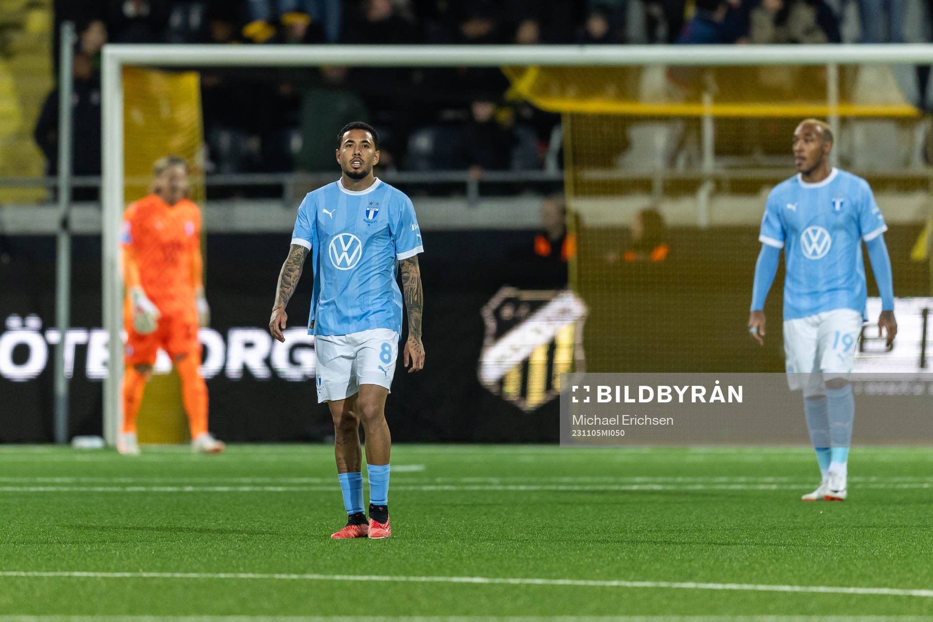 Malmö FFs Sergio Pena deppar