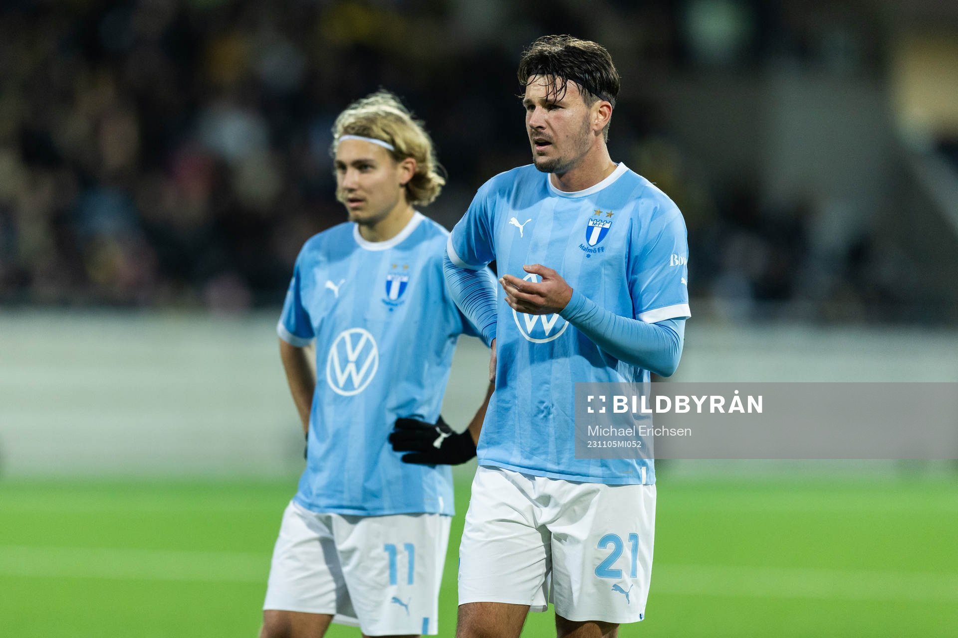 Malmö FFs Sebastian Nanasi och Stefano Vecchia