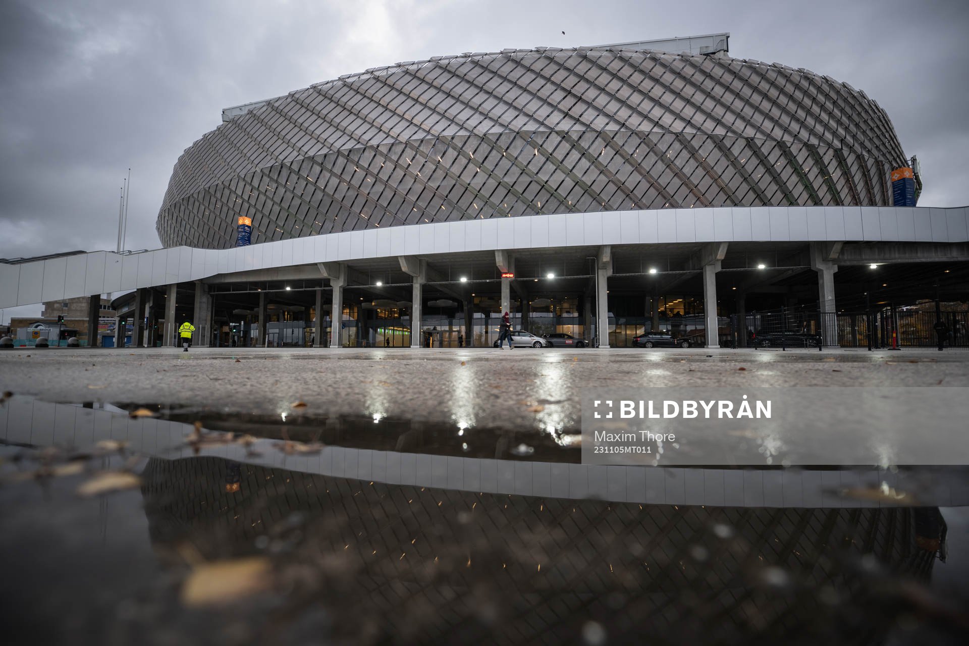 Exteriör av Tele2 Arena