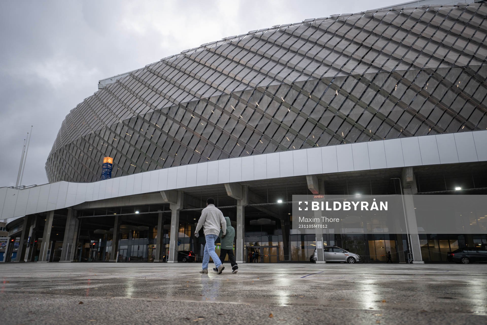 Exteriör av Tele2 Arena
