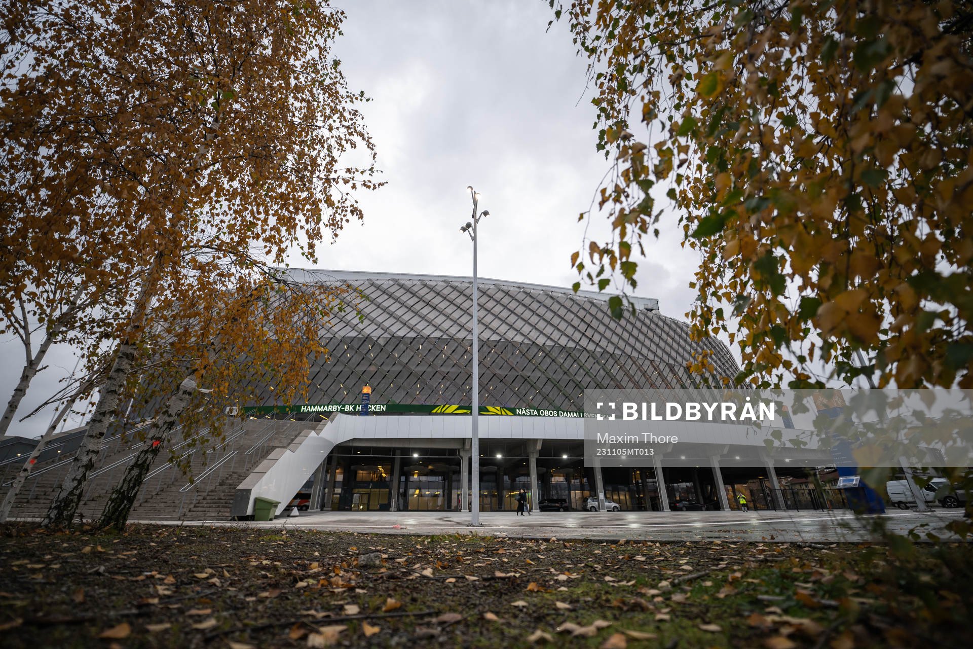 Exteriör av Tele2 Arena