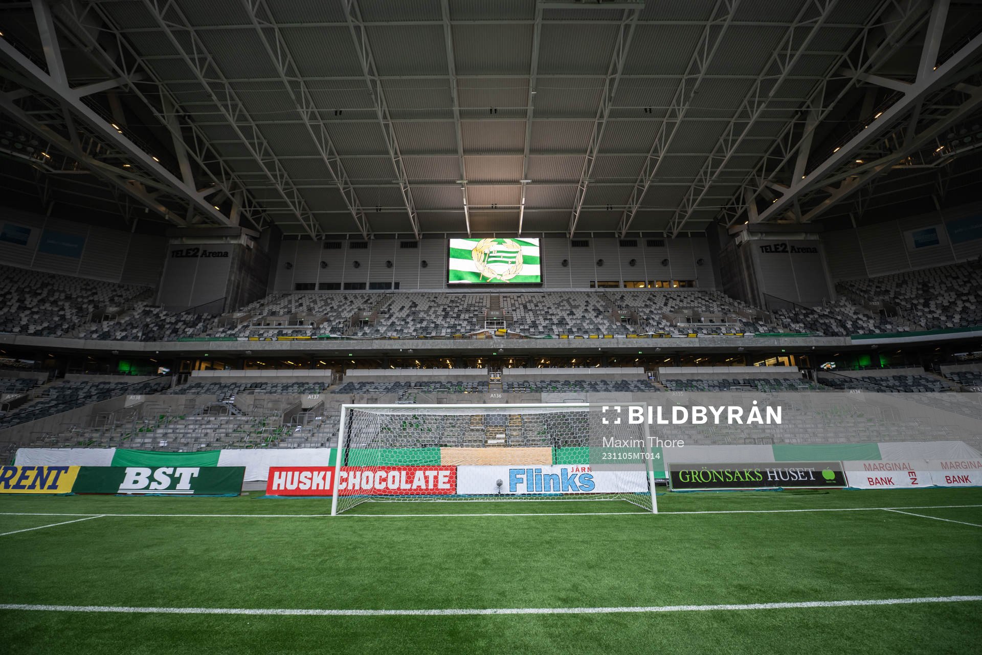 Interiör av Tele2 Arena