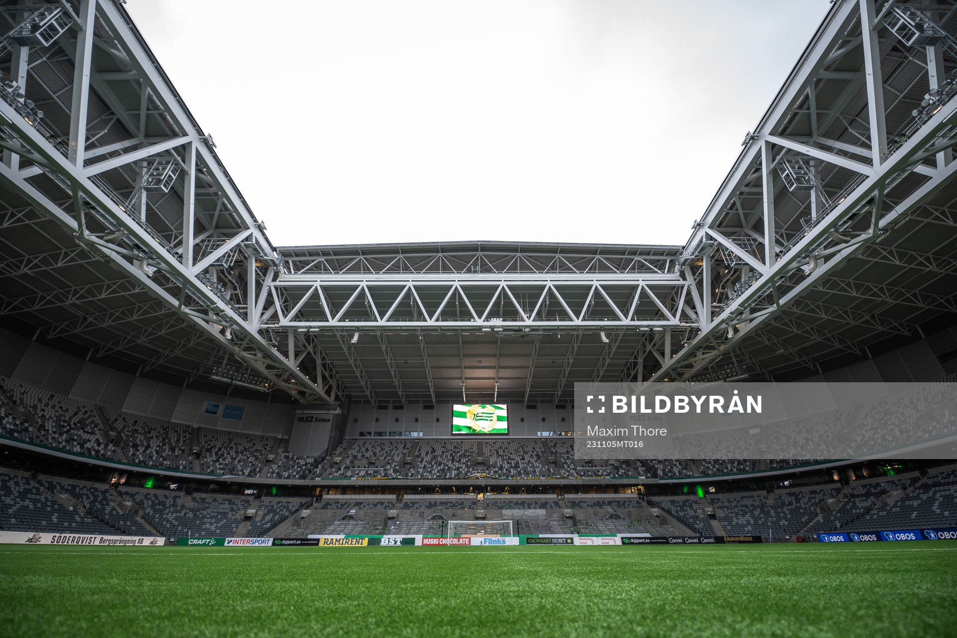Interiör av Tele2 Arena