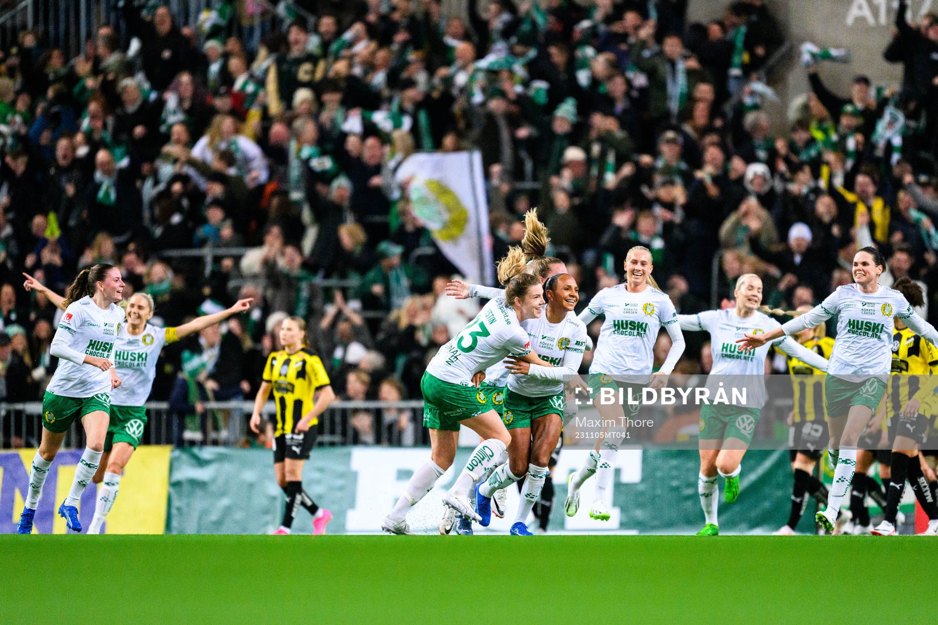 Hammarbys Madelen Janogy jublar