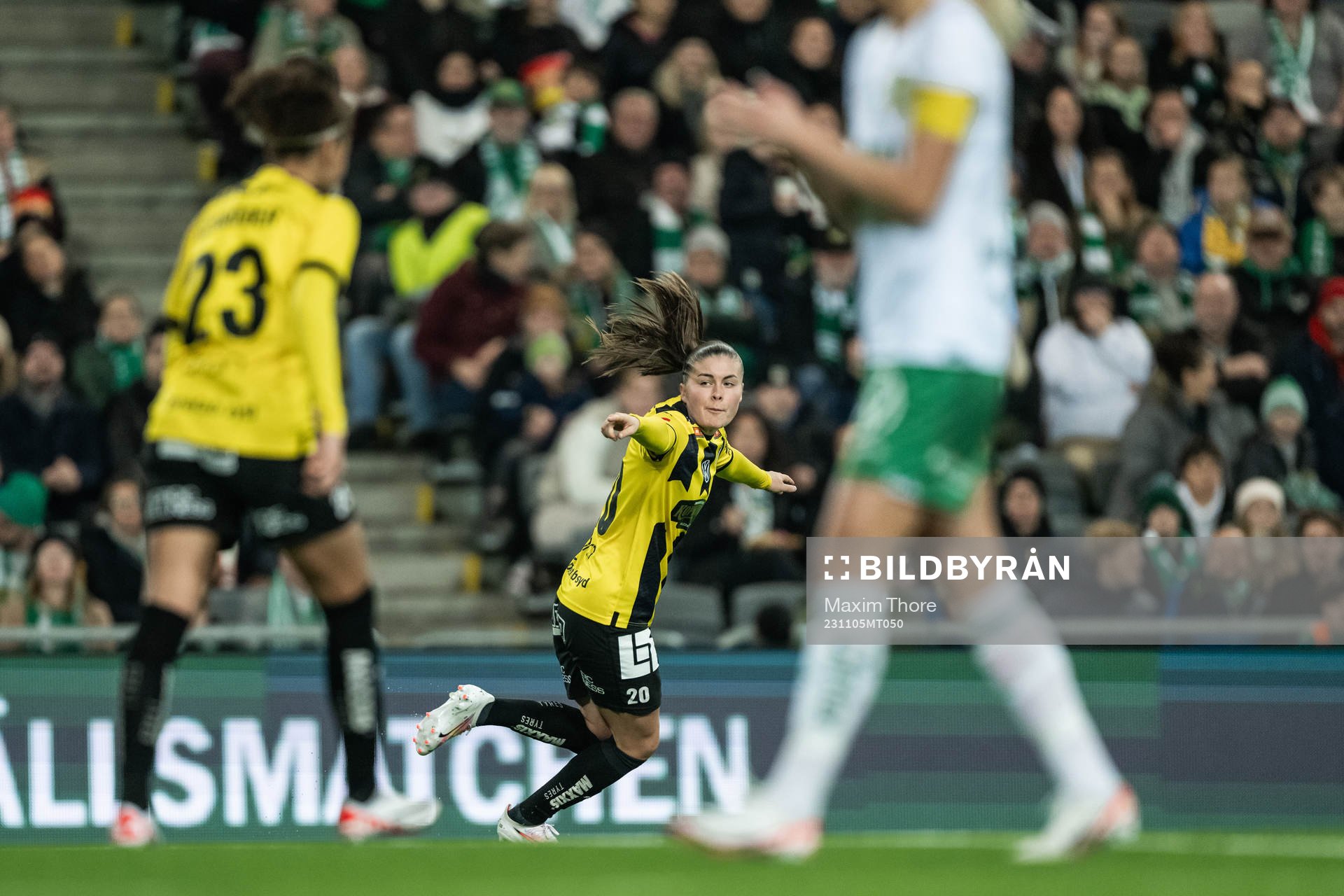 Häckens Hanna Wijk jublar