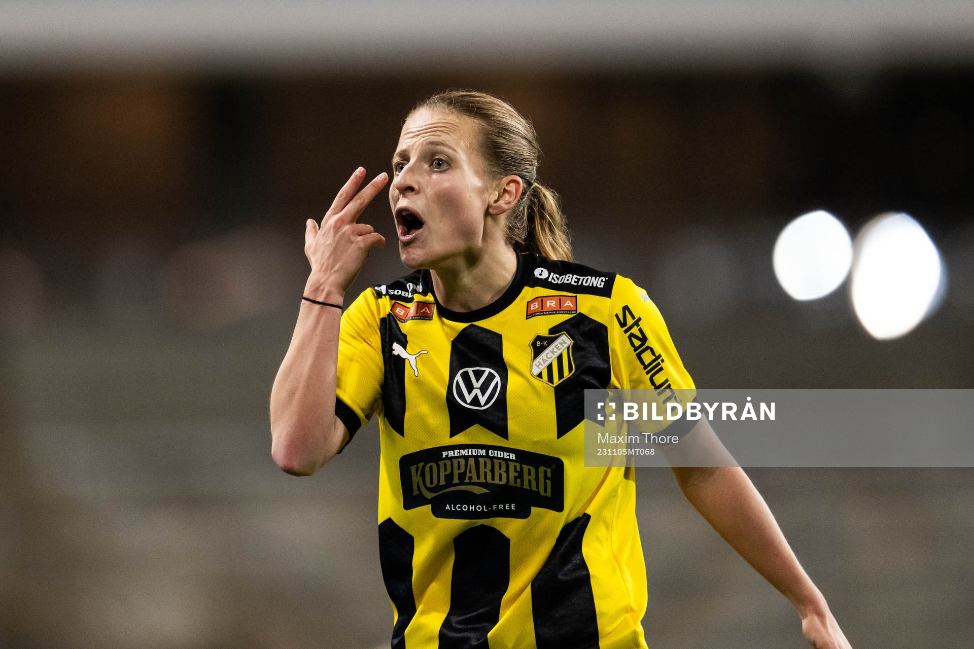 Häckens Anna Anvegård reagerar