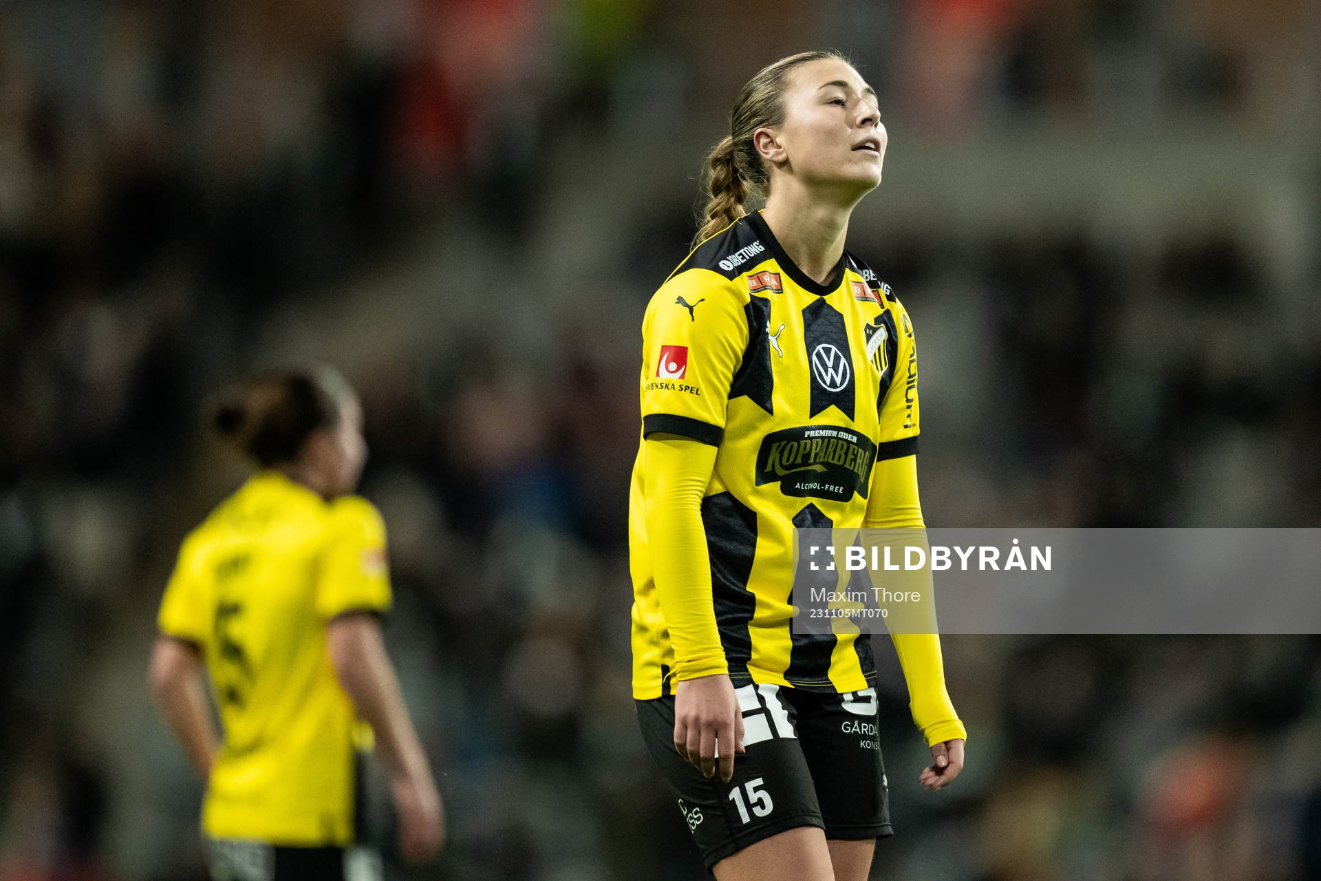 Häckens Alexandra Hellekant deppar