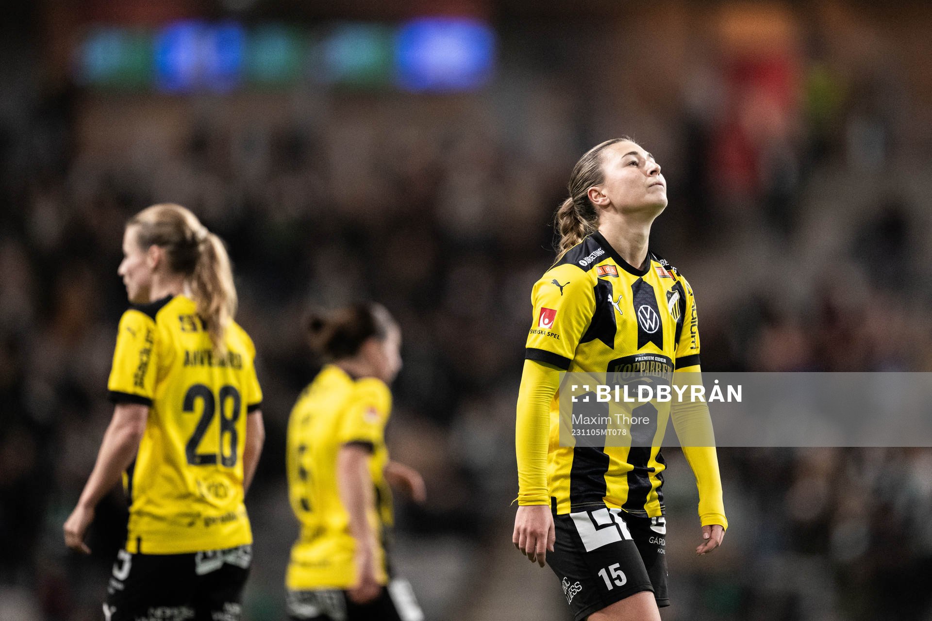Häckens Alexandra Hellekant deppar