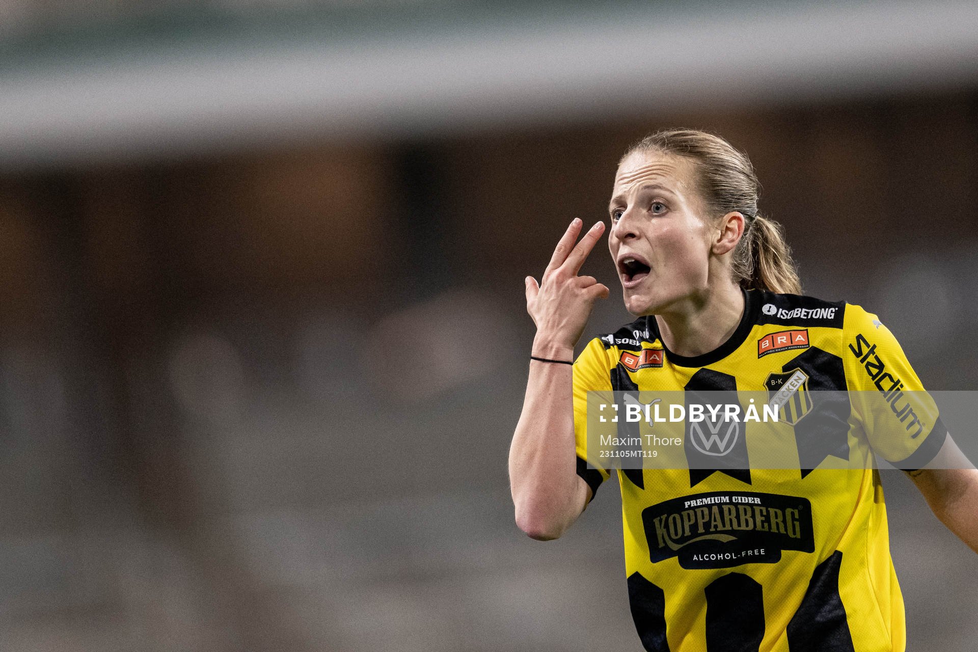 Häckens Anna Anvegård reagerar