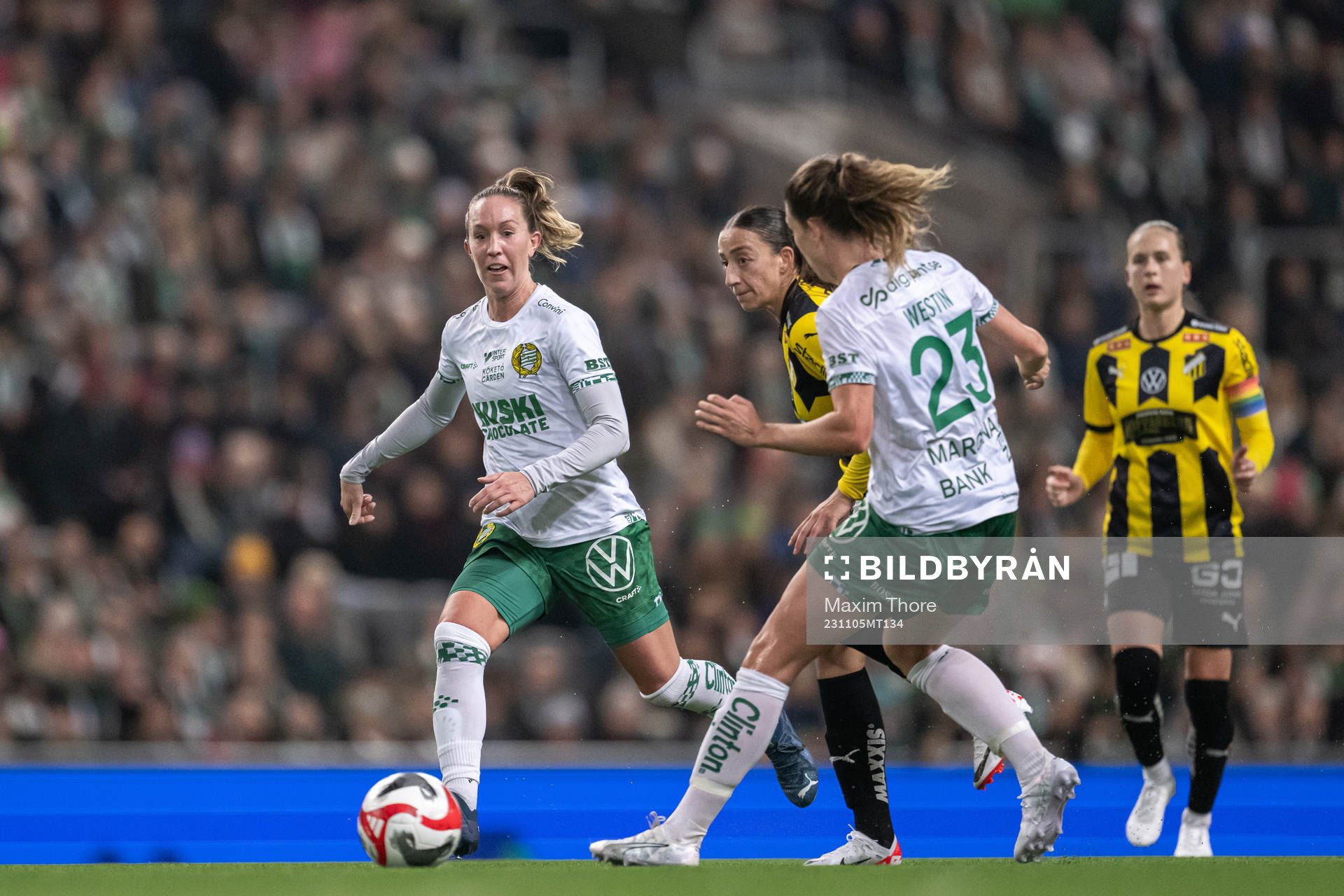 Hammarbys Julia Roddar och Häckens Rosa Kafaji