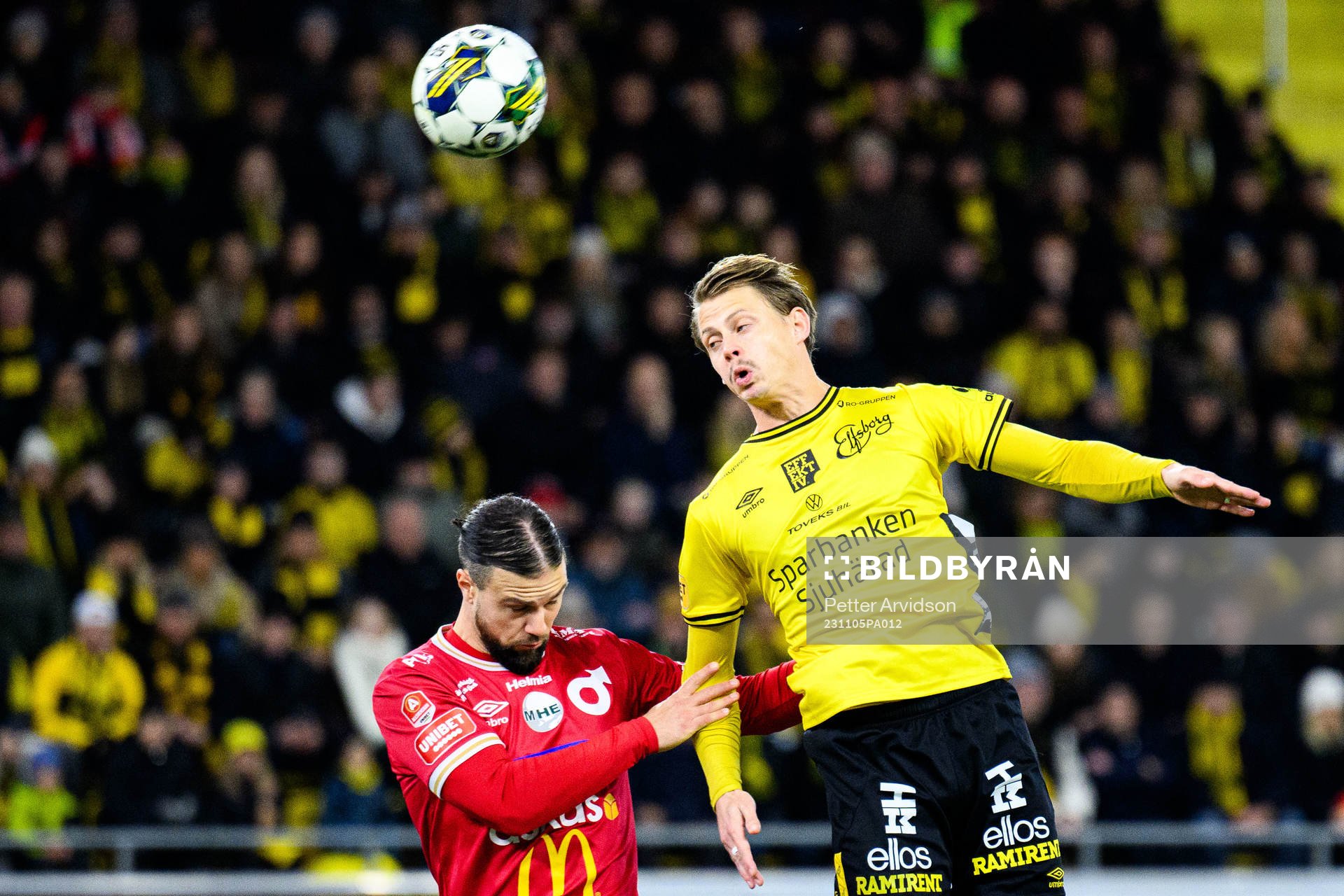 Degerfors Abdelkarim Mammar Chaouche och Elfsborgs Simon