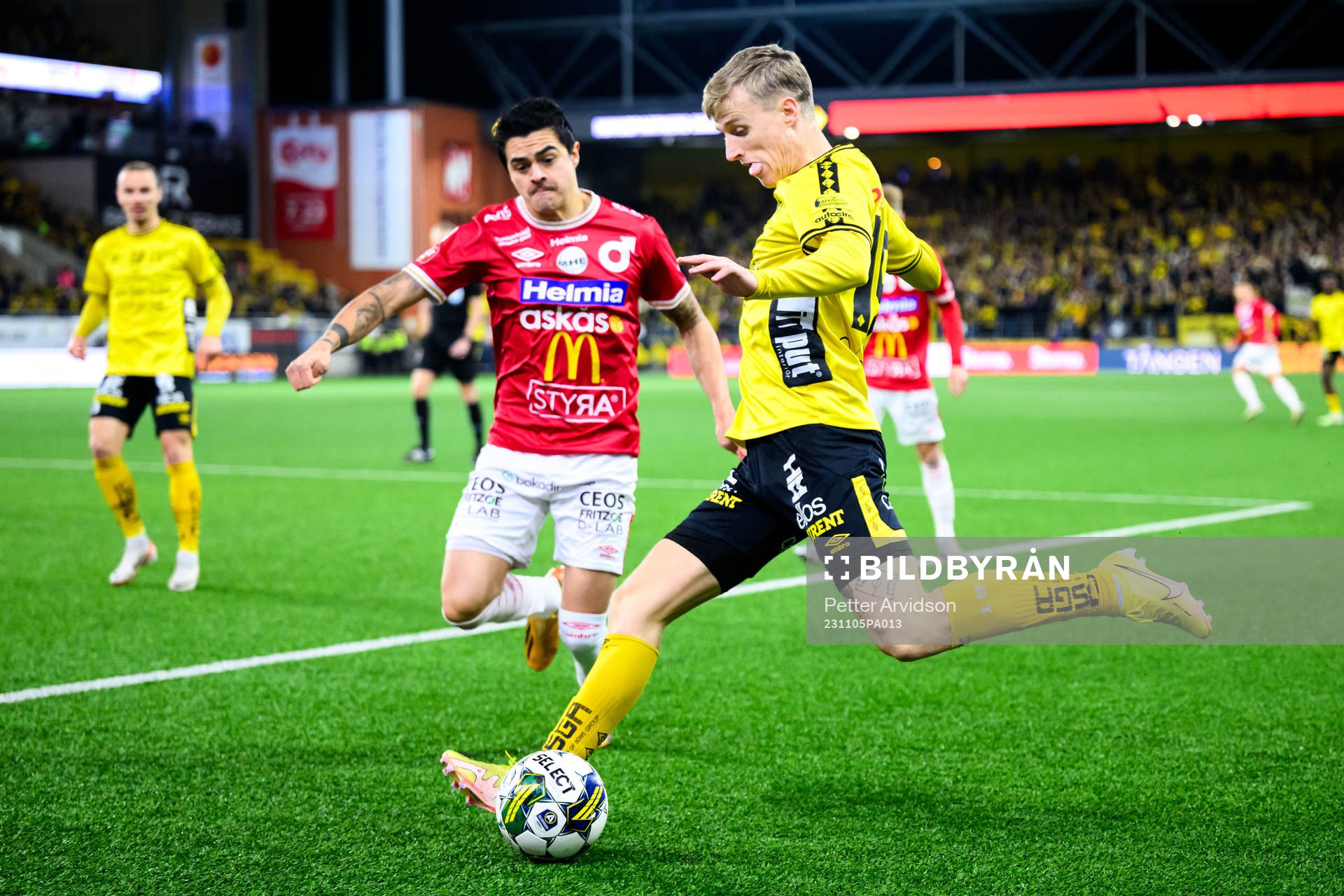 Degerfors Diego De Jesus Campos Ballestero och Elfsborgs