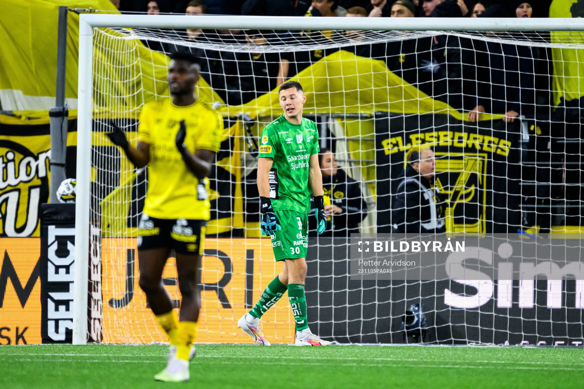 Elfsborgs målvakt Hakon Valdimarsson deppar