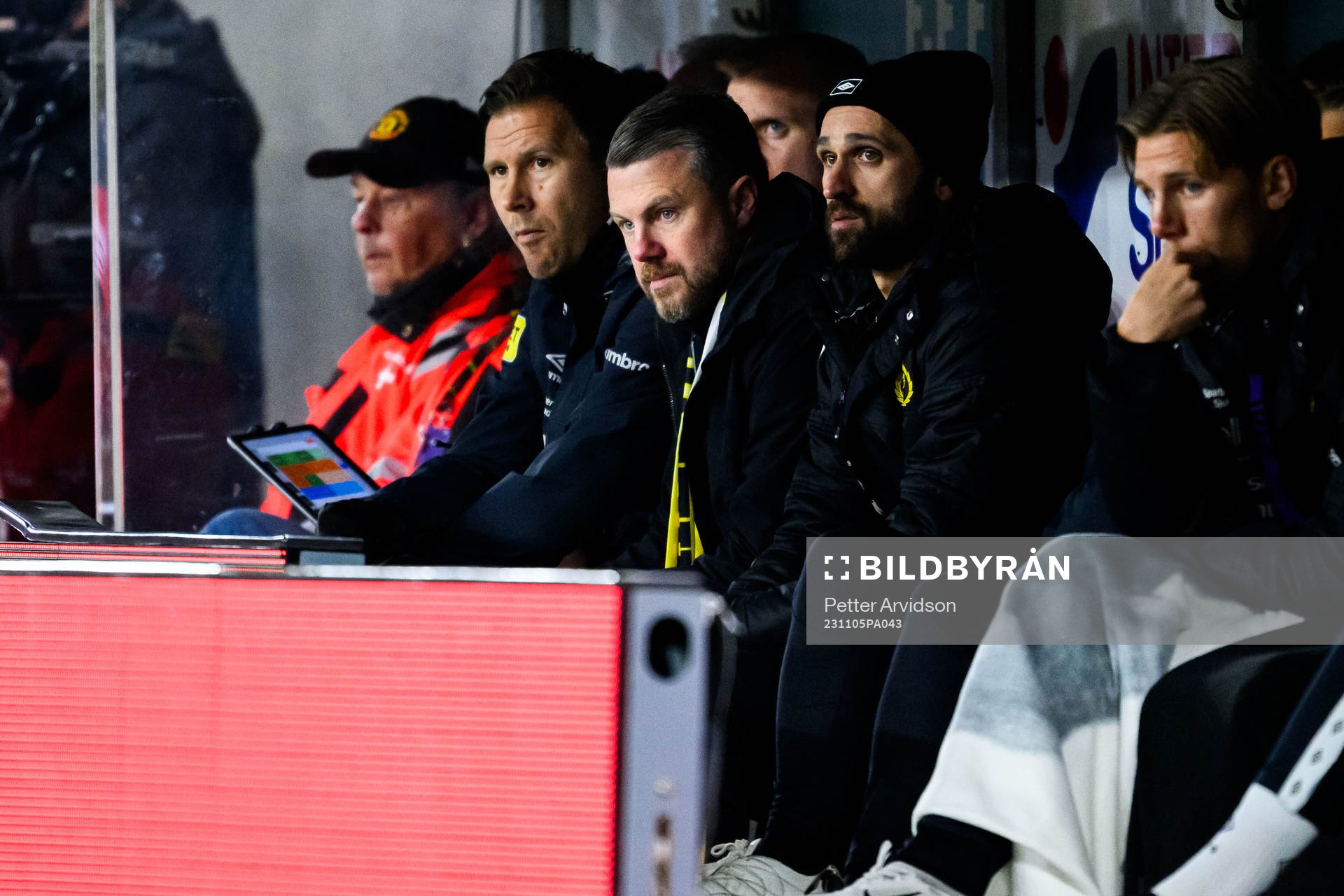 Elfsborgs manager Jimmy Thelin deppar