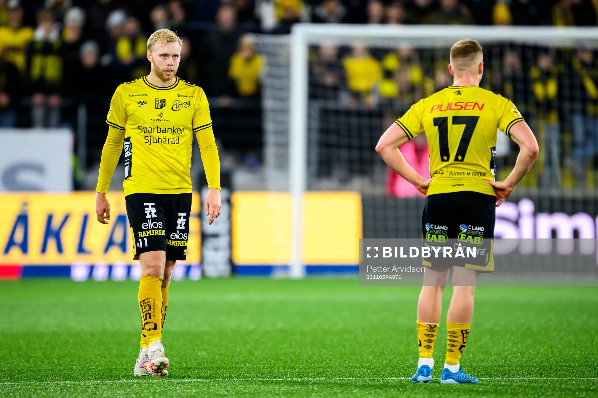 Elfsborgs Sveinn Guðjohnsen deppar