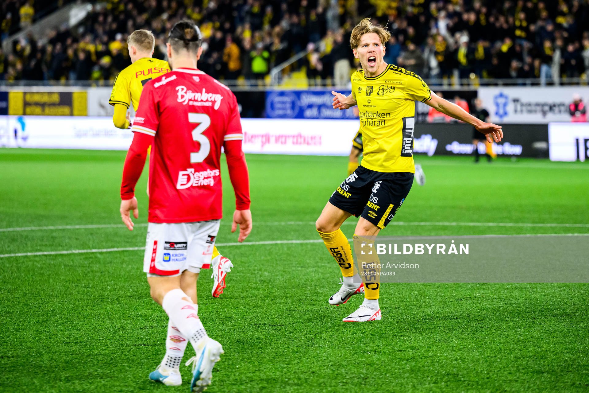Elfsborgs Noah Söderberg jublar