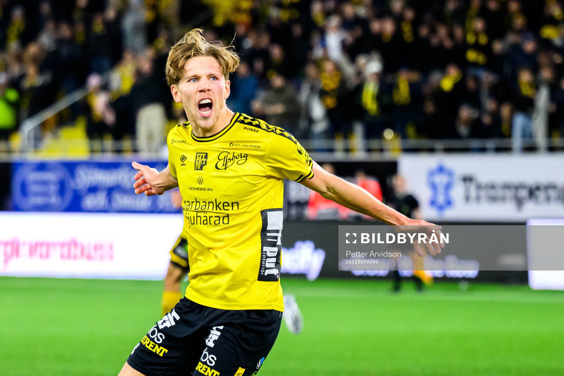 Elfsborgs Noah Söderberg jublar