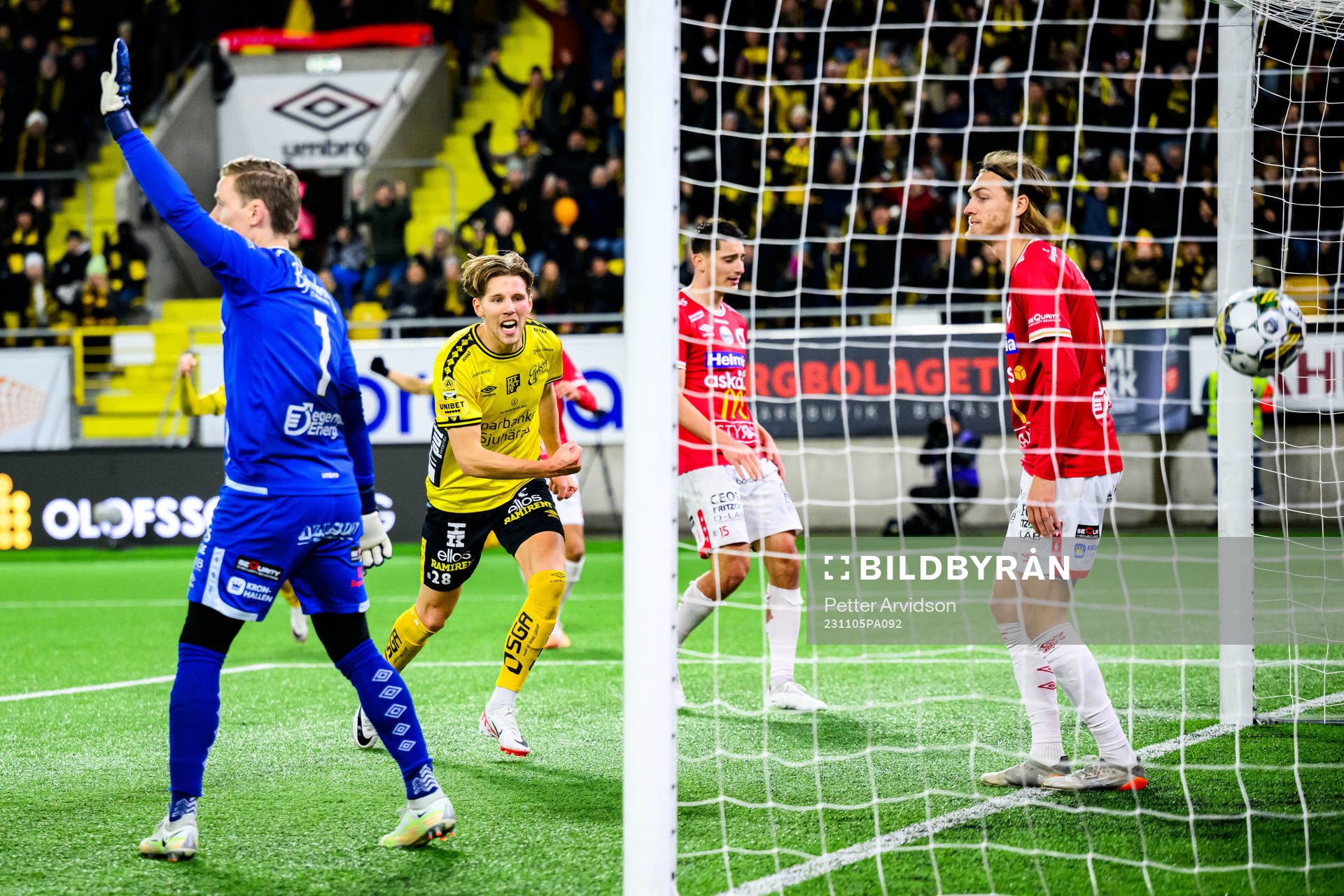 Elfsborgs Noah Söderberg jublar