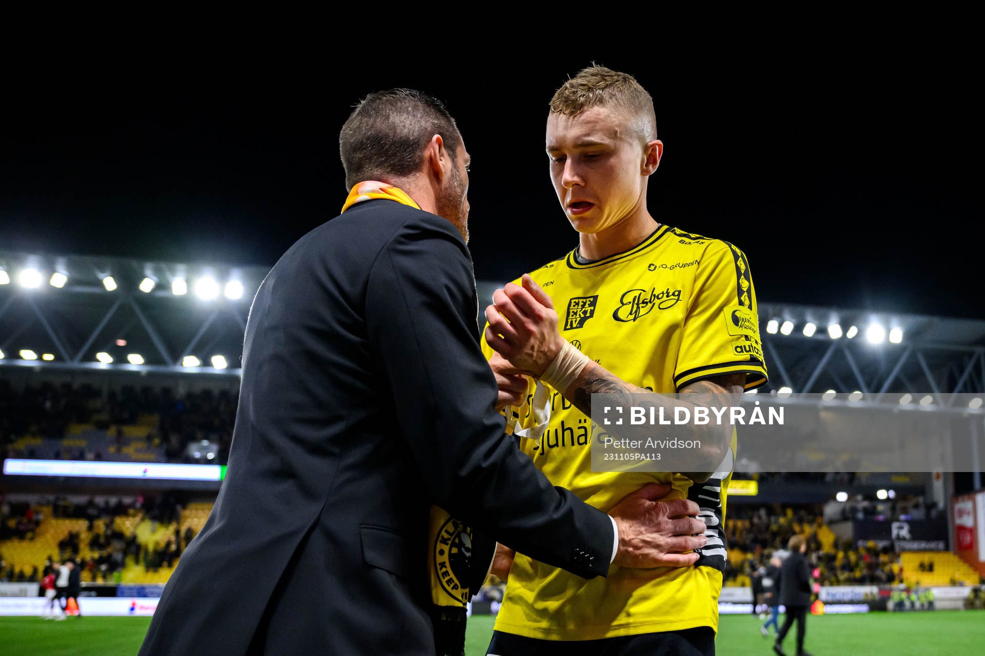 Elfsborgs Sebastian Holmen deppar