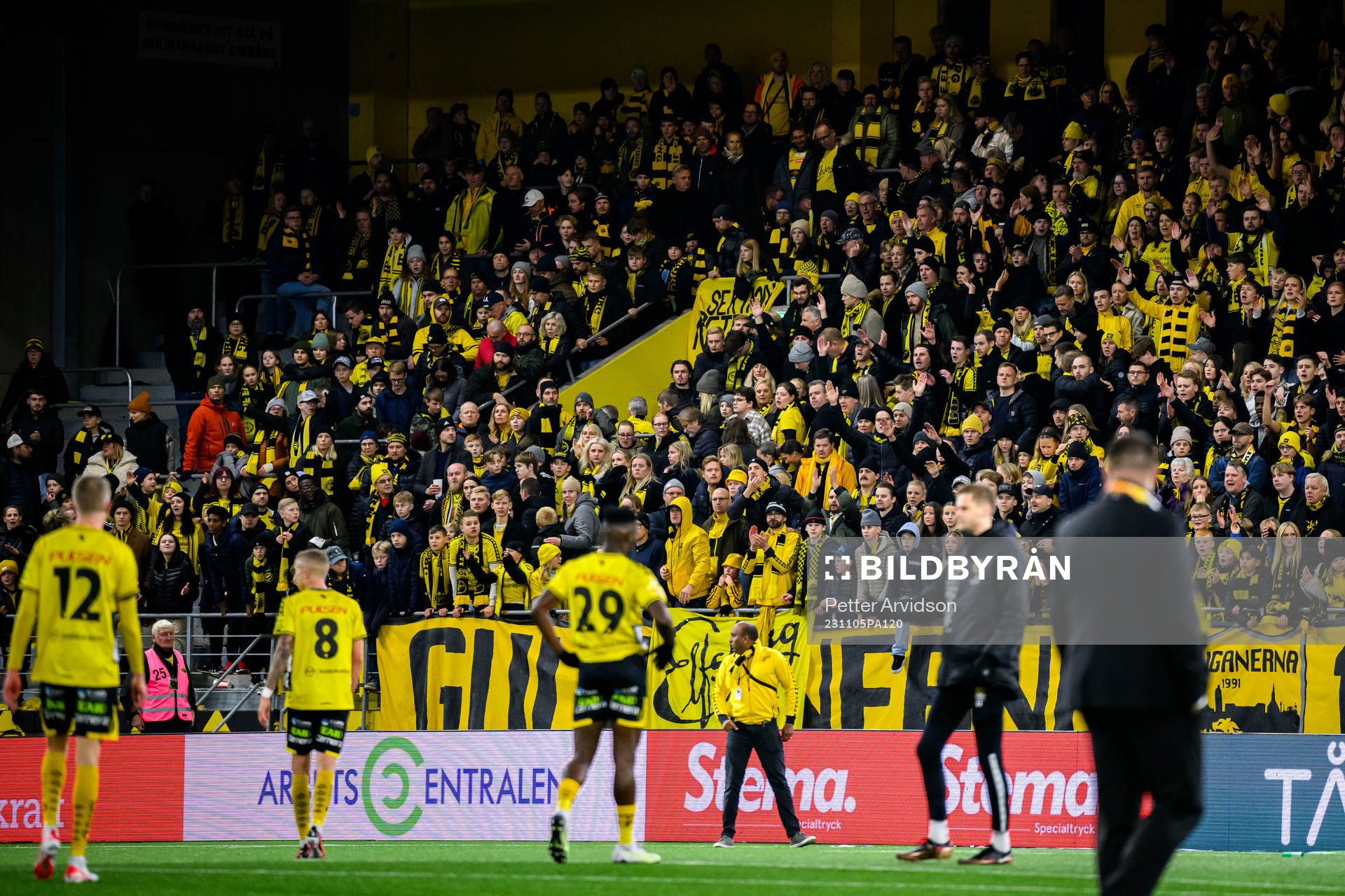 Elfsborgs supportrar deppar