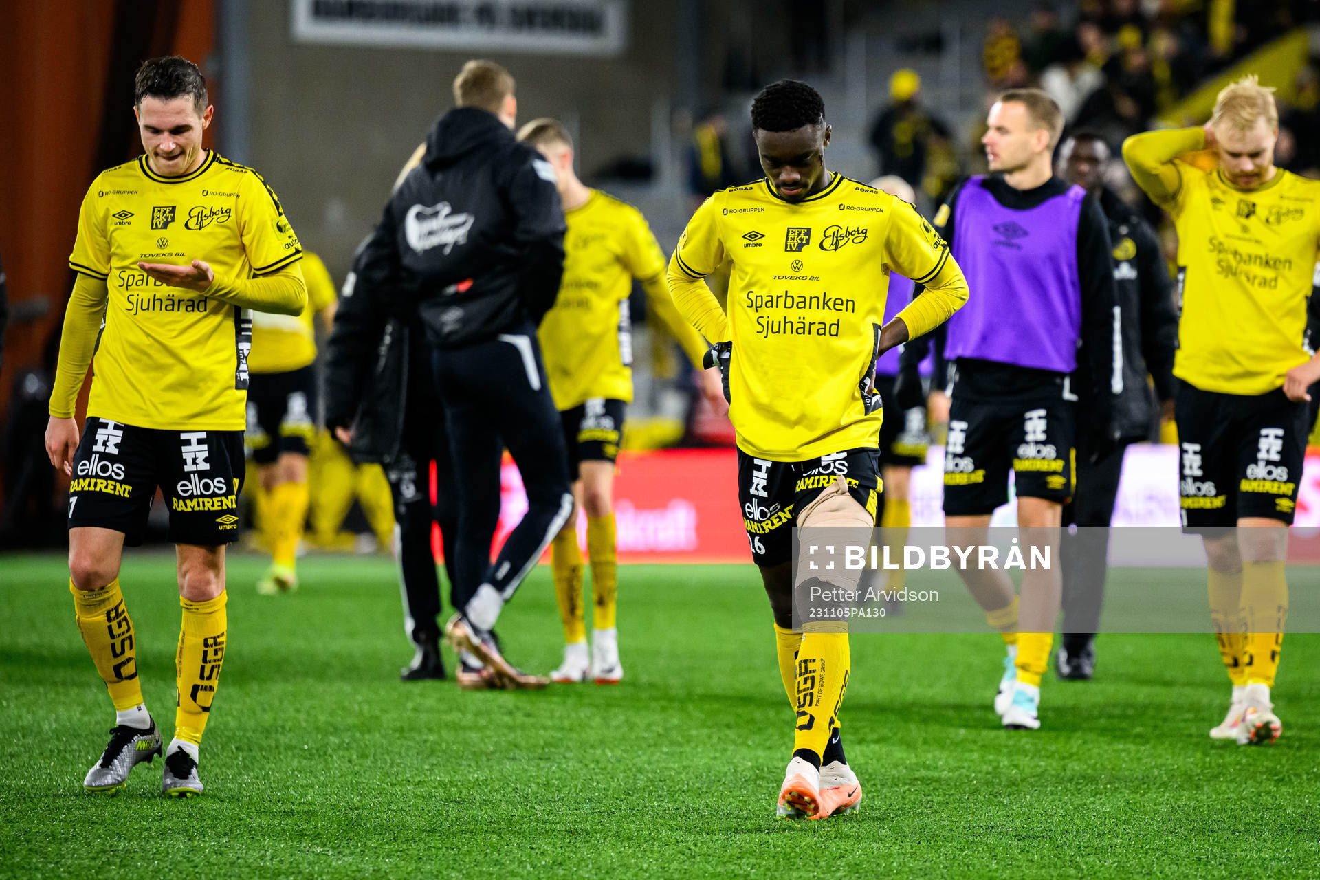 Elfsborgs Jens Jakob Dyhr Thomasen och Emmanuel Boateng