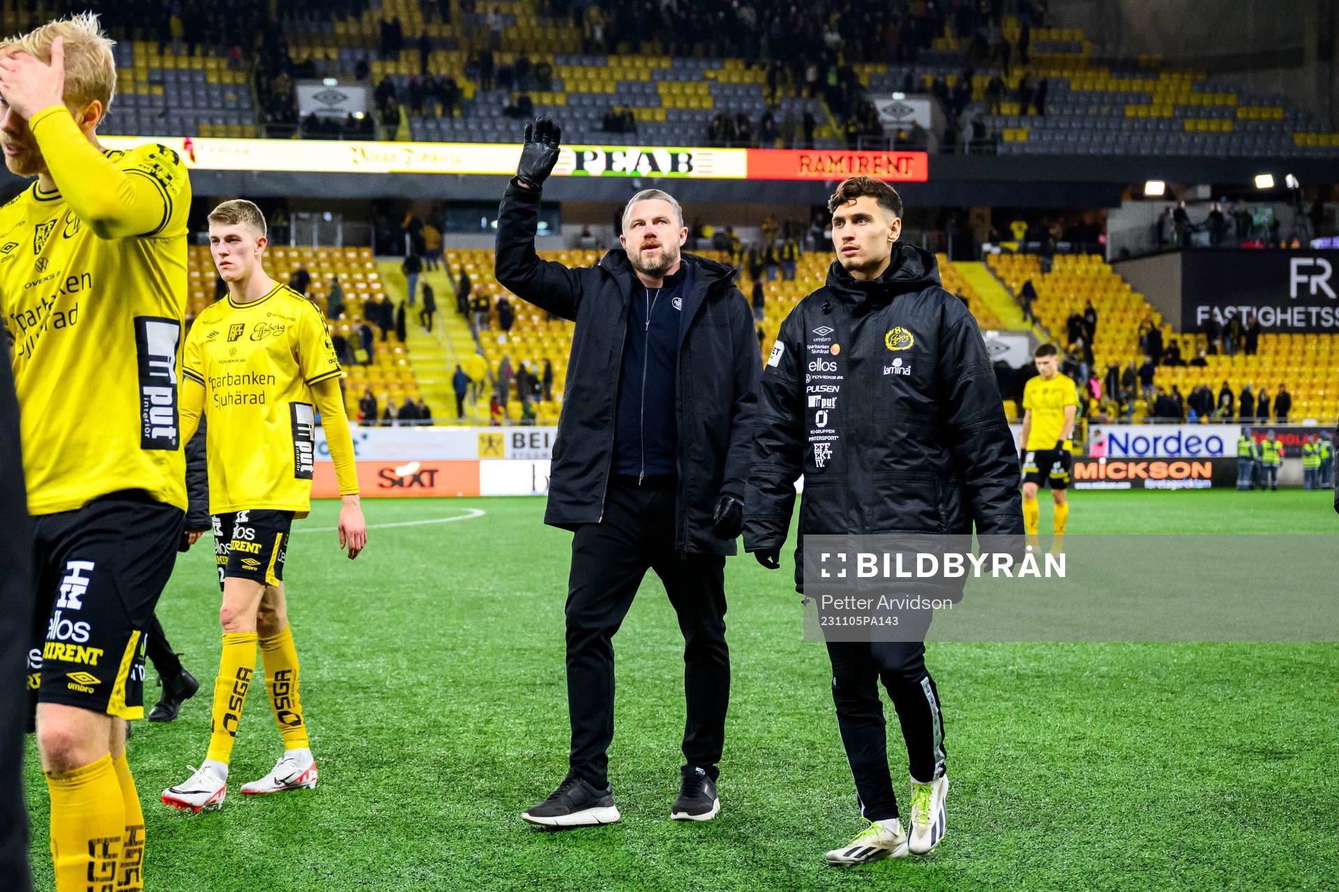 Elfsborgs manager Jimmy Thelin deppar
