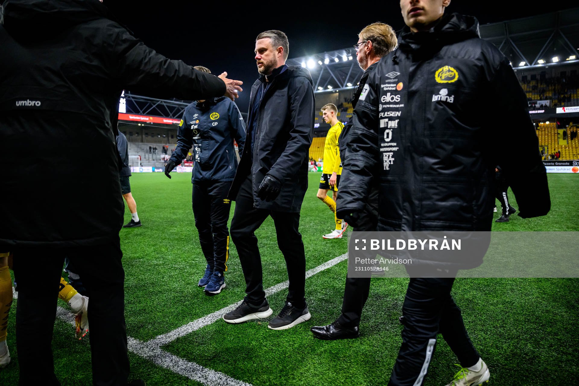 Elfsborgs manager Jimmy Thelin deppar
