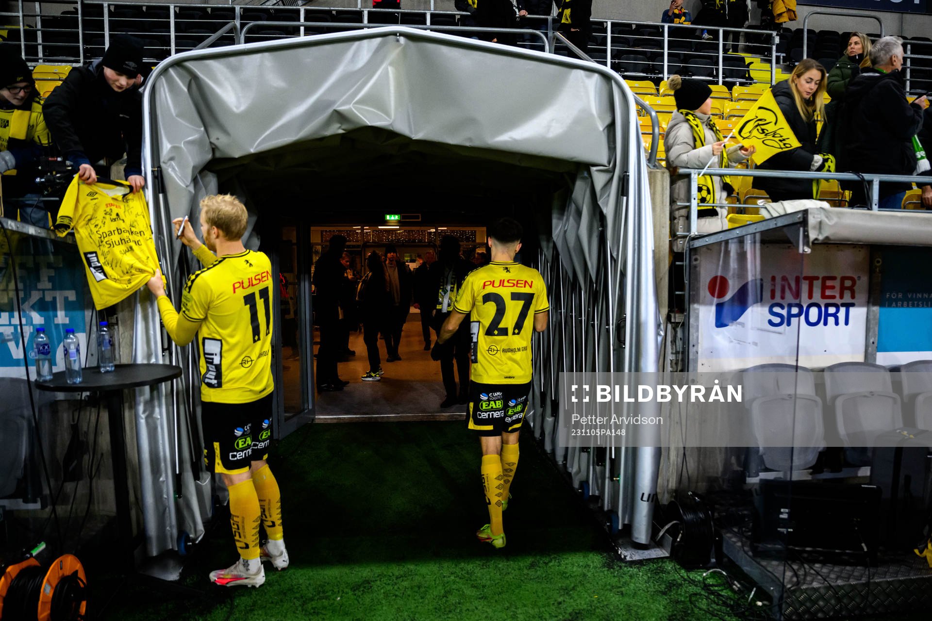 Elfsborgs Sveinn Guðjohnsen och Besfort Zeneli deppar