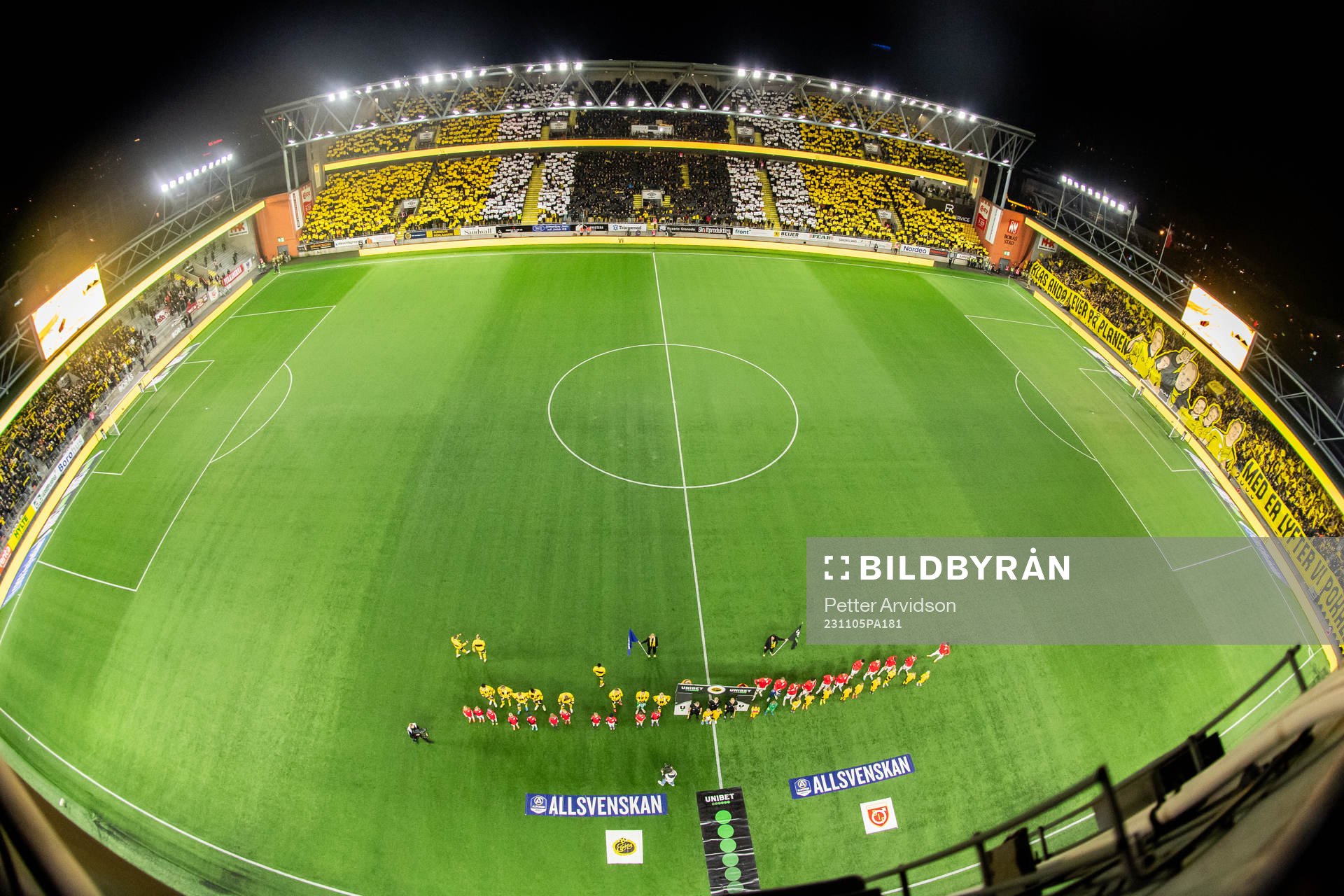Lineup på Borås Arena