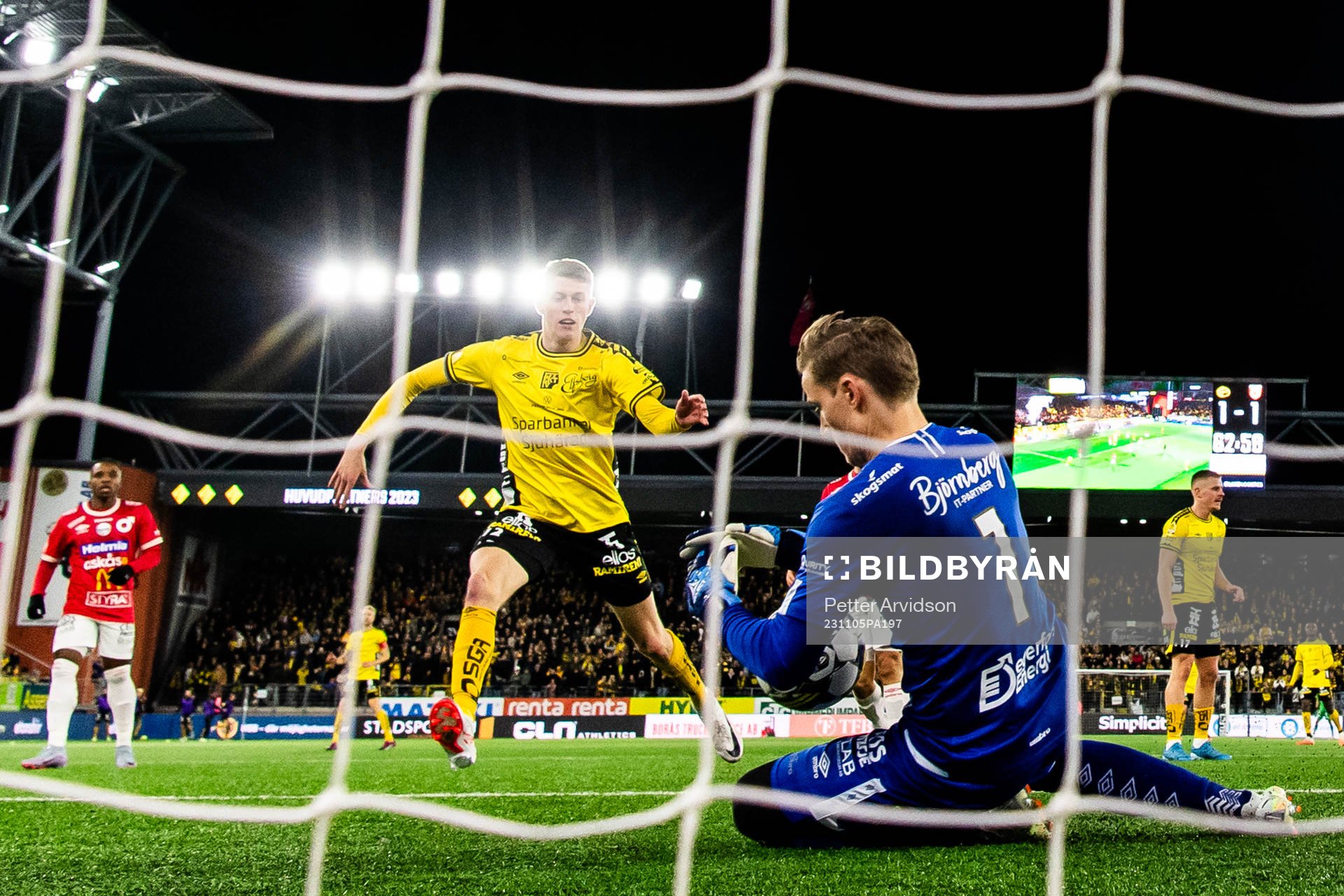 Elfsborgs Jeppe Møldrup Okkels oroar mot Degerfors
