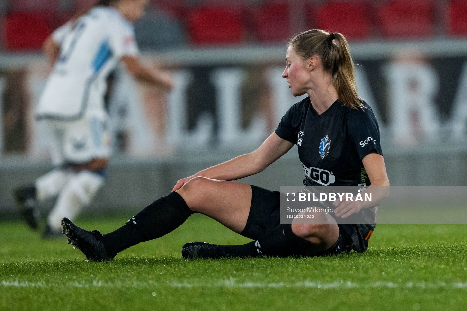 Växjö DFFs Juliette Mikaela Kemppi deppar